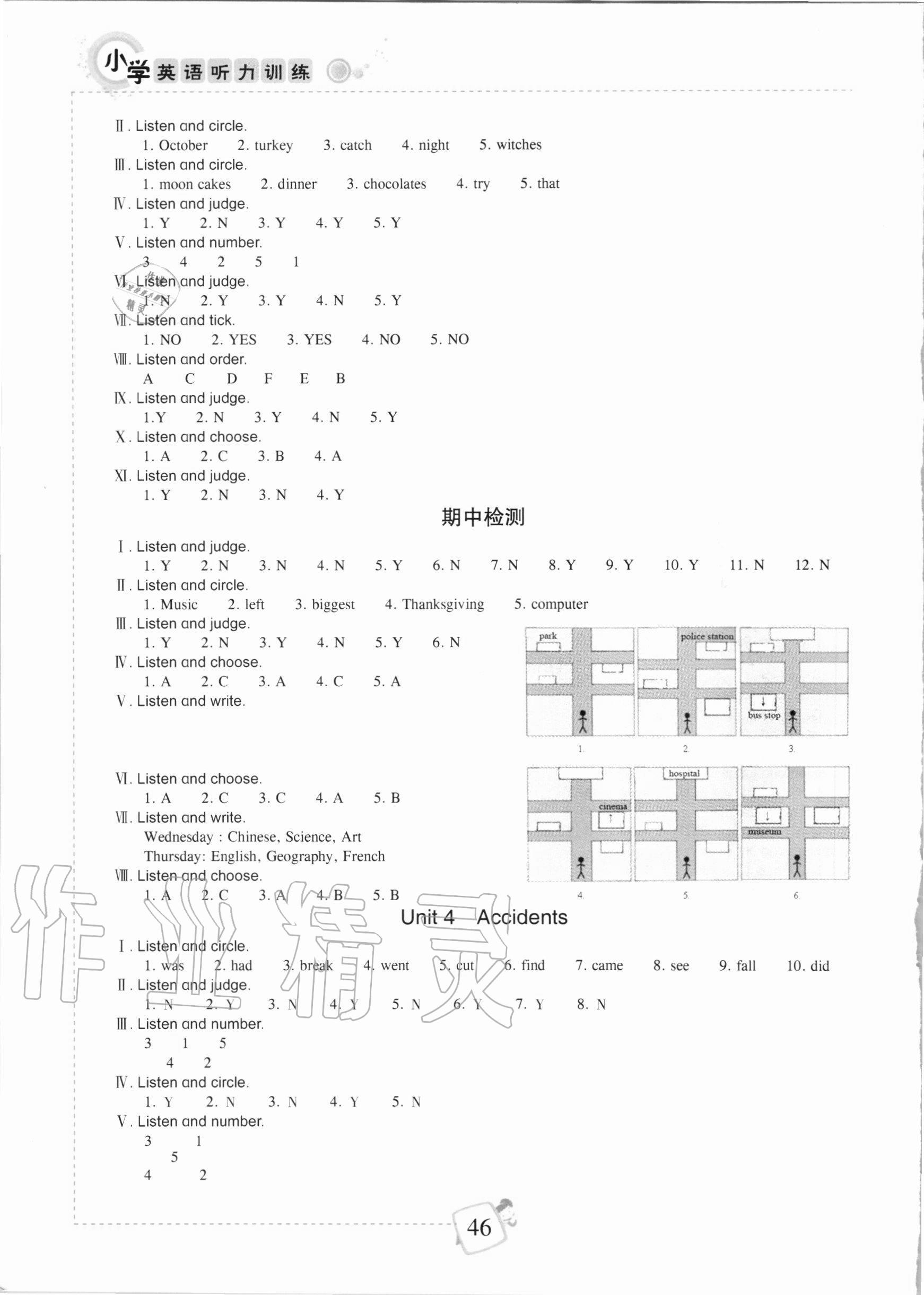 2020年小学英语听力训练六年级上册剑桥版 第2页
