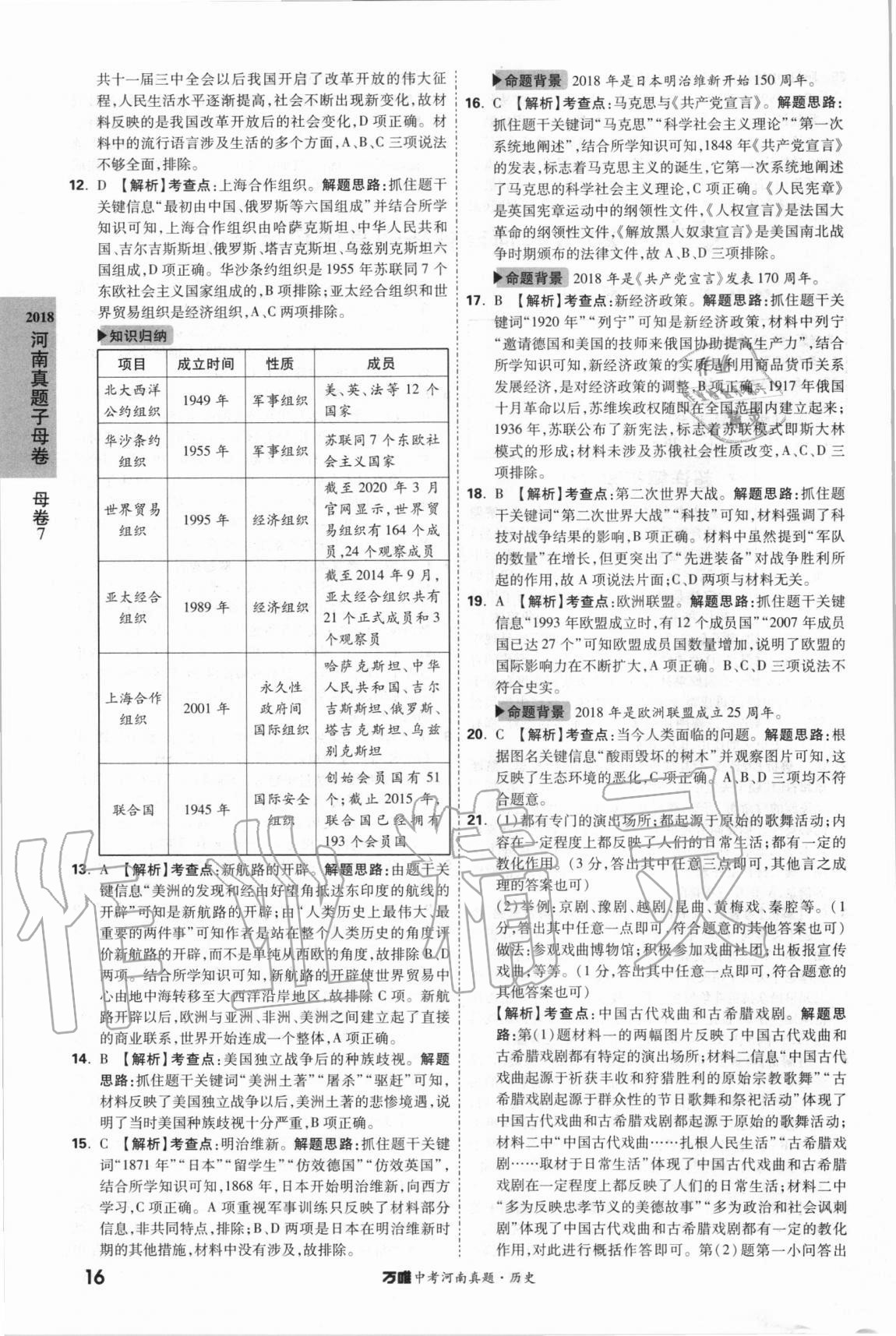 2021年萬唯中考河南真題歷史 第16頁(yè)