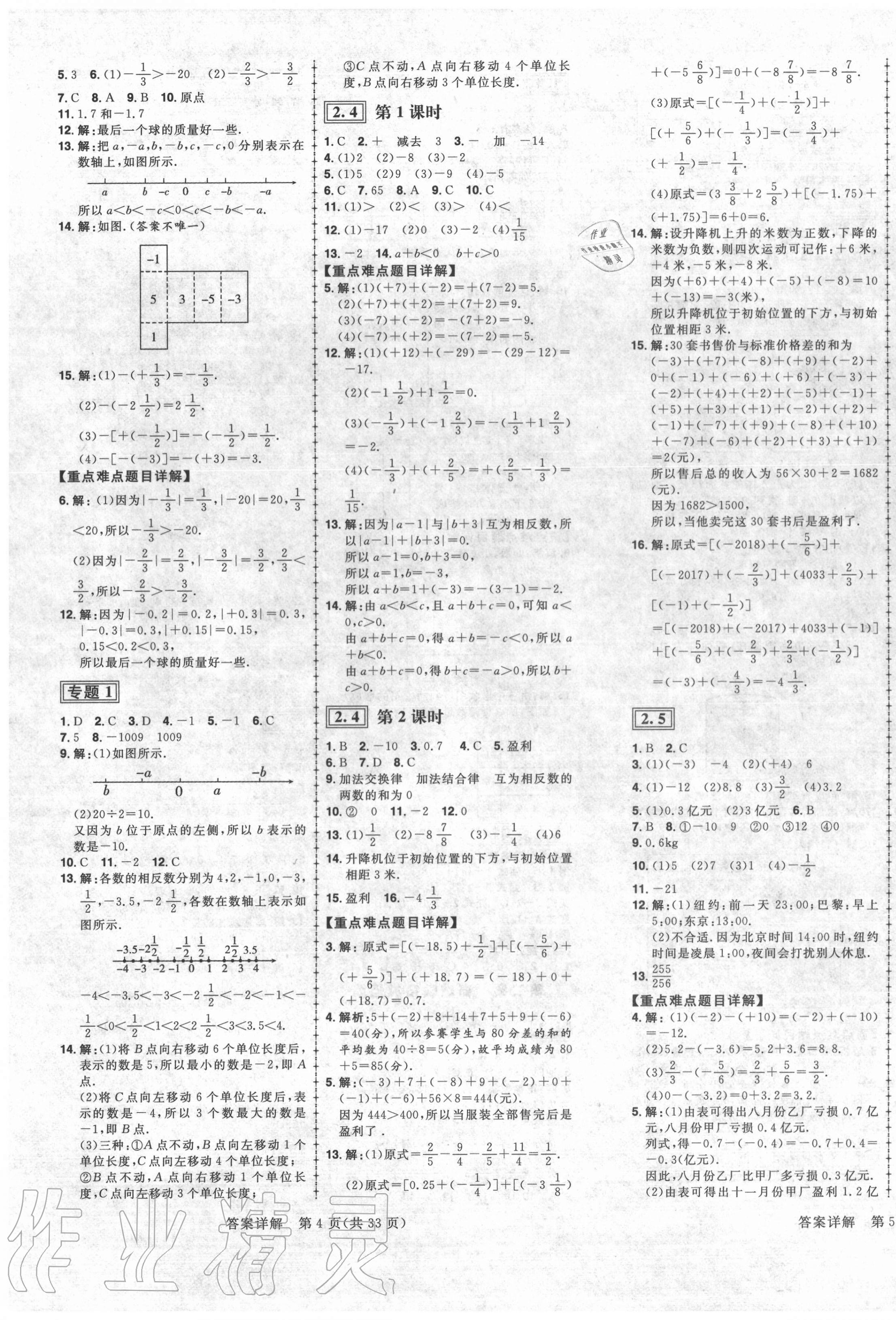 2020年練出好成績(jī)七年級(jí)數(shù)學(xué)上冊(cè)北師大版青島專(zhuān)版 第3頁(yè)