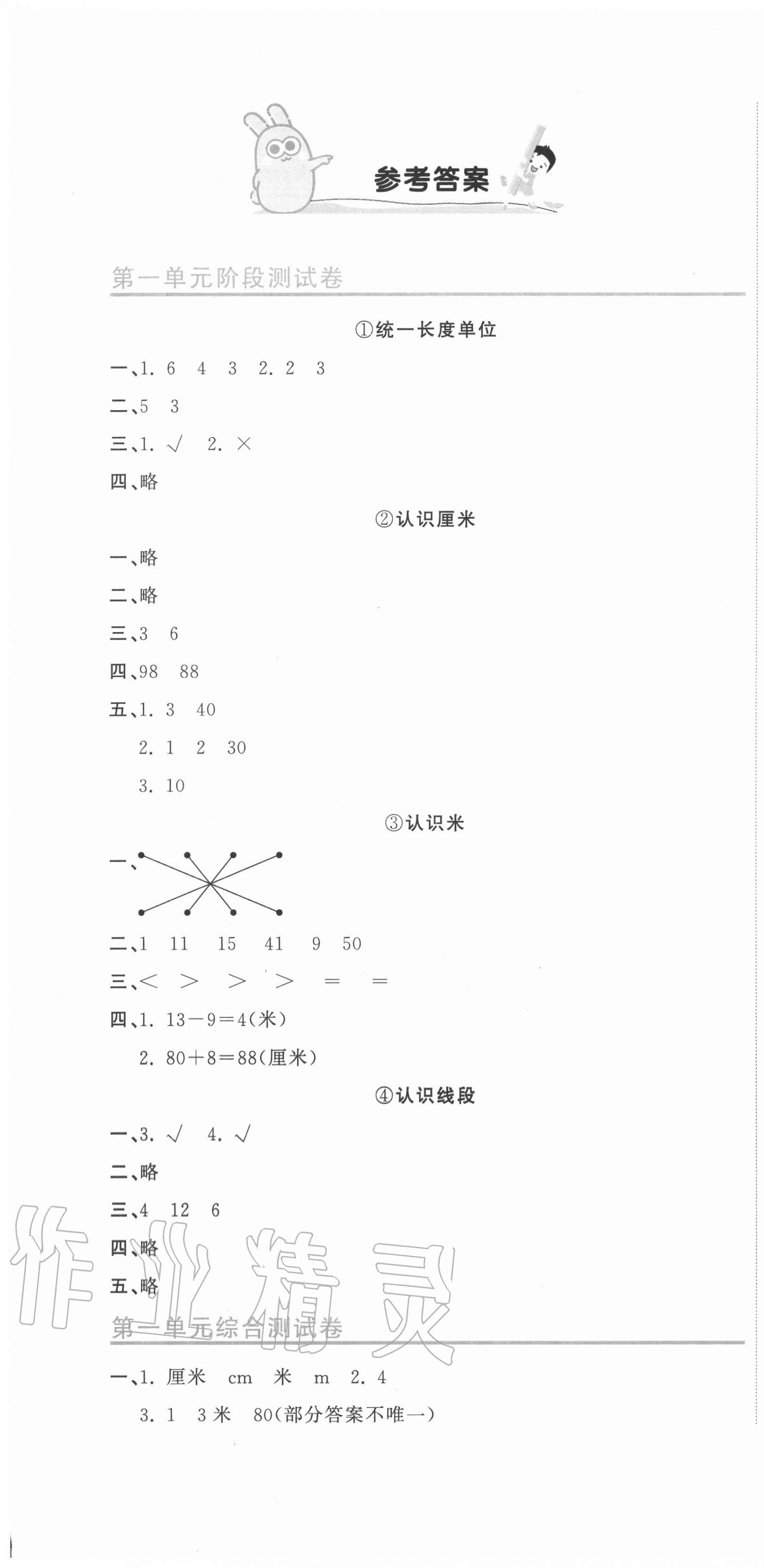 2020年新目標檢測同步單元測試卷二年級數(shù)學上冊人教版 第1頁