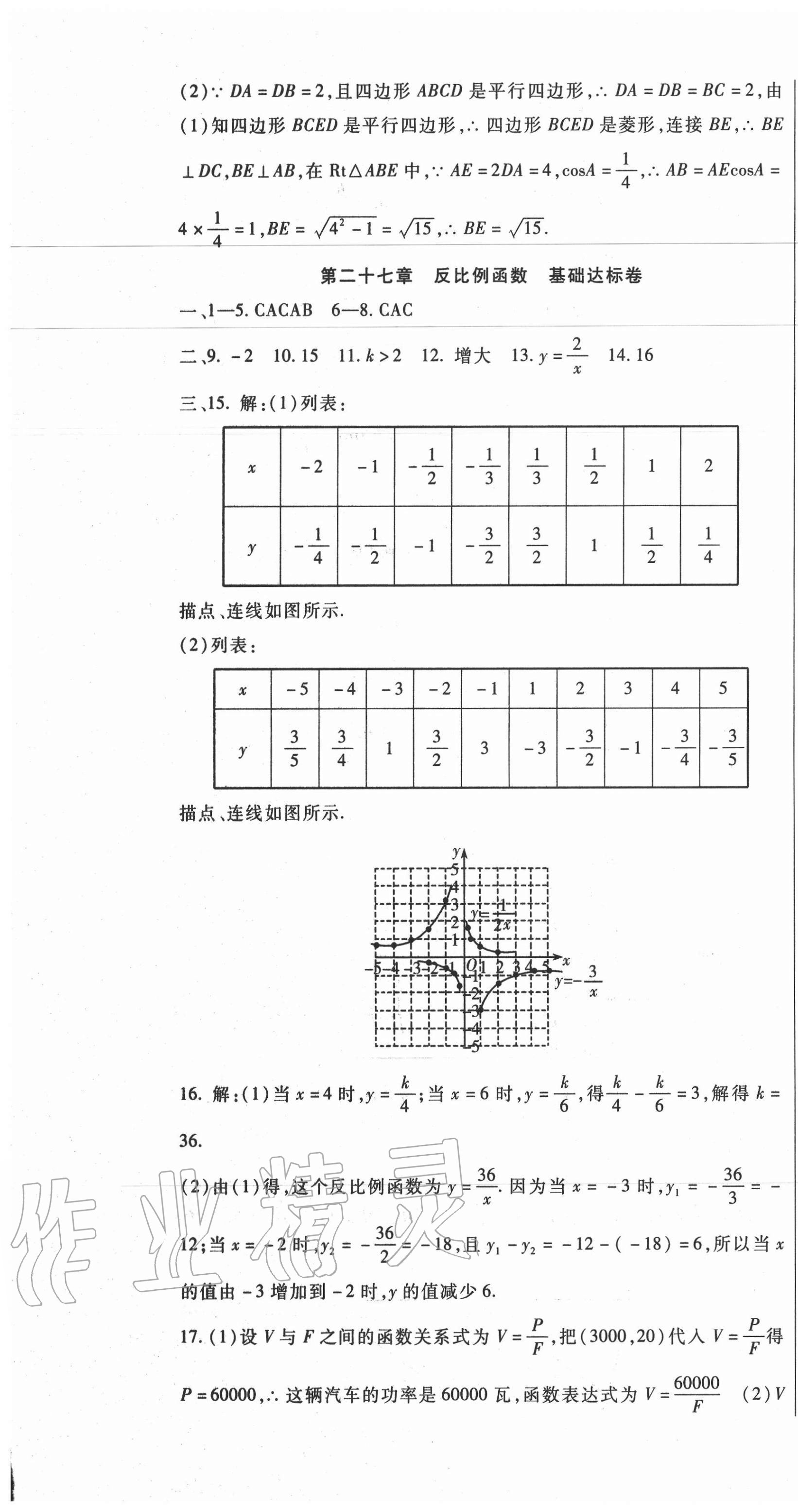 2020年華夏一卷通九年級(jí)數(shù)學(xué)全一冊(cè)冀教版 第13頁(yè)