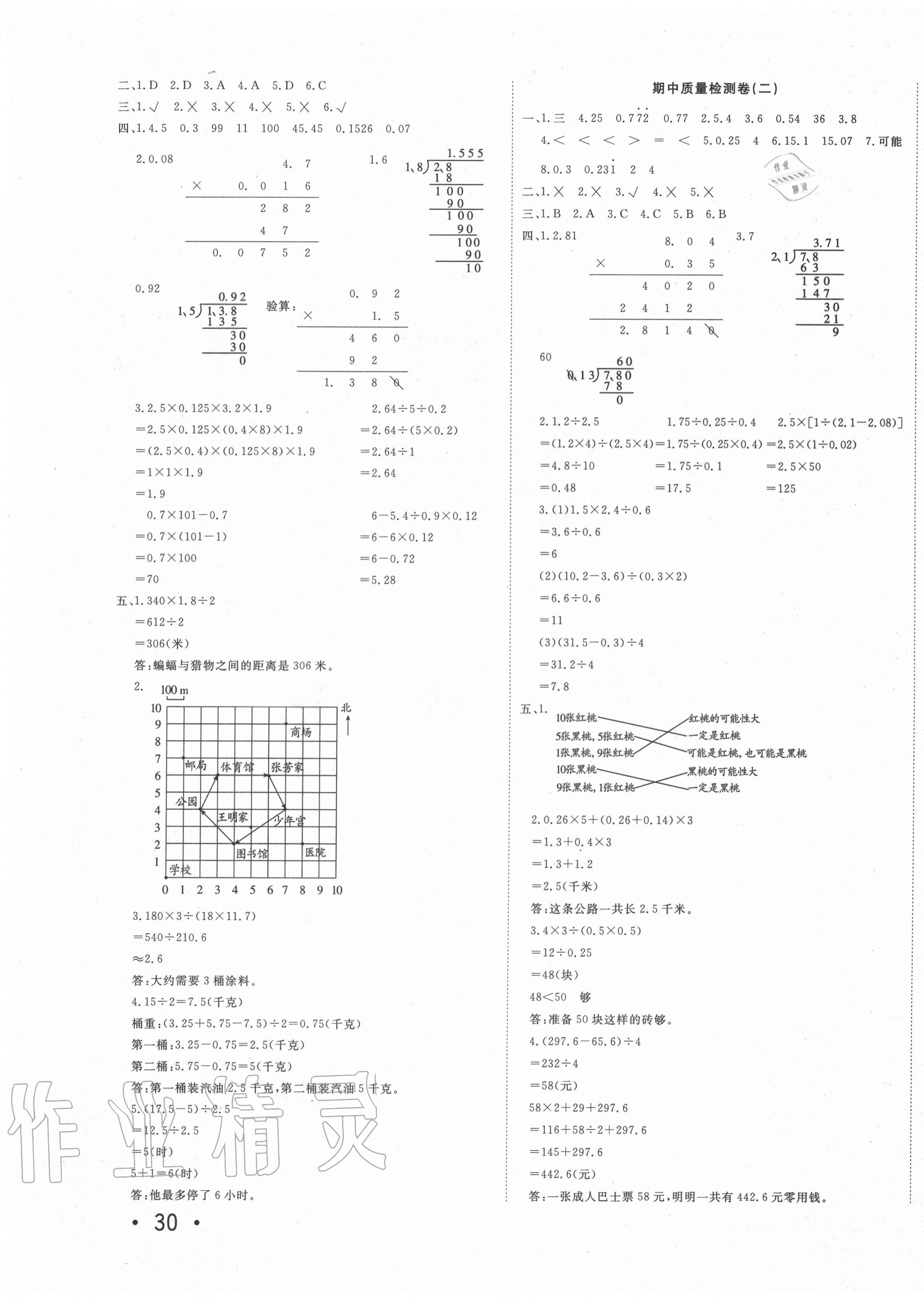 2020年學(xué)海金考卷五年級(jí)數(shù)學(xué)上冊(cè)人教版 第3頁(yè)