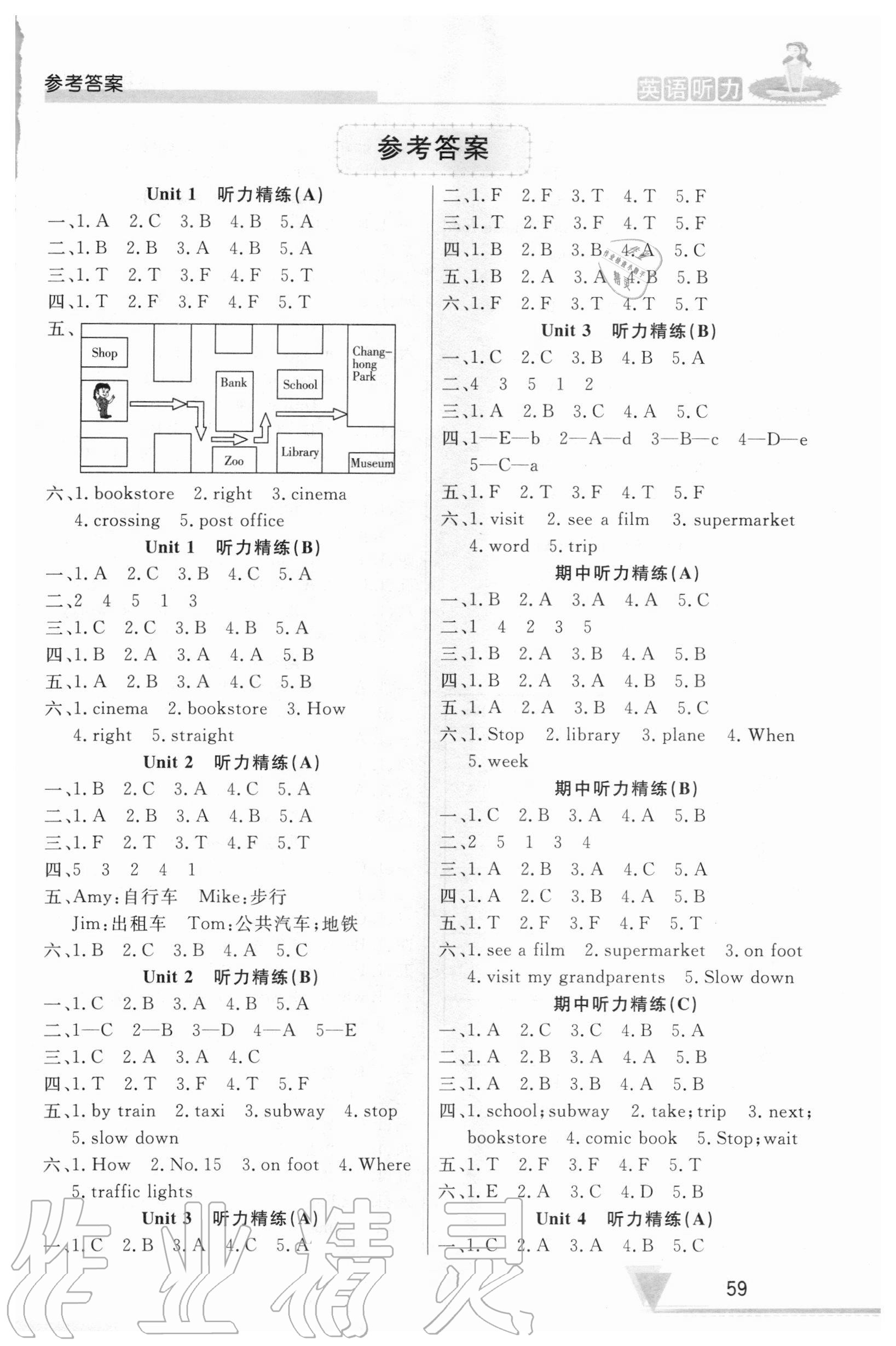 2020年HOT英語(yǔ)聽(tīng)力六年級(jí)上冊(cè)人教版山東畫(huà)報(bào)出版社 第1頁(yè)