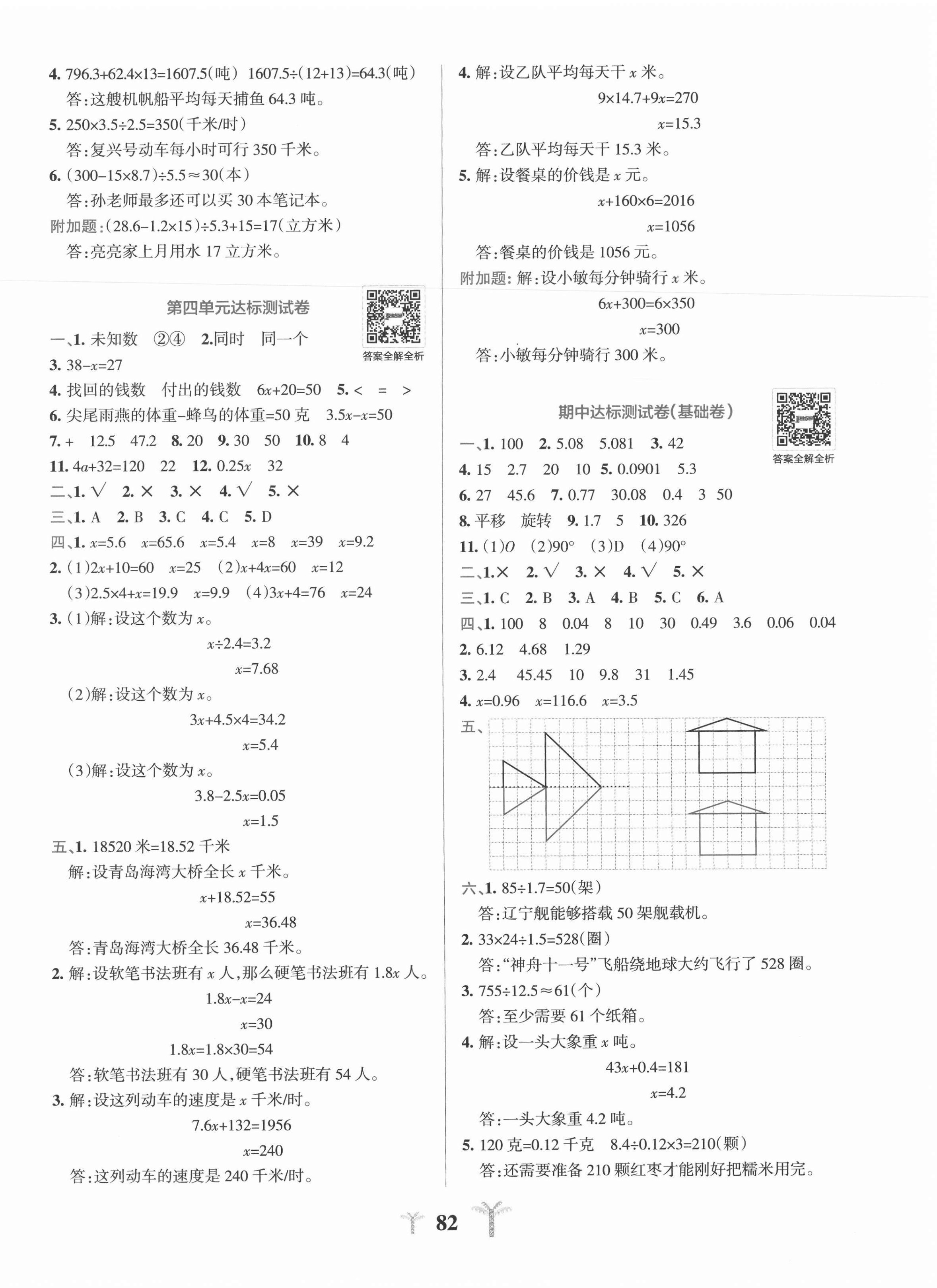 2020年小學學霸沖A卷五年級數(shù)學上冊青島版 第2頁