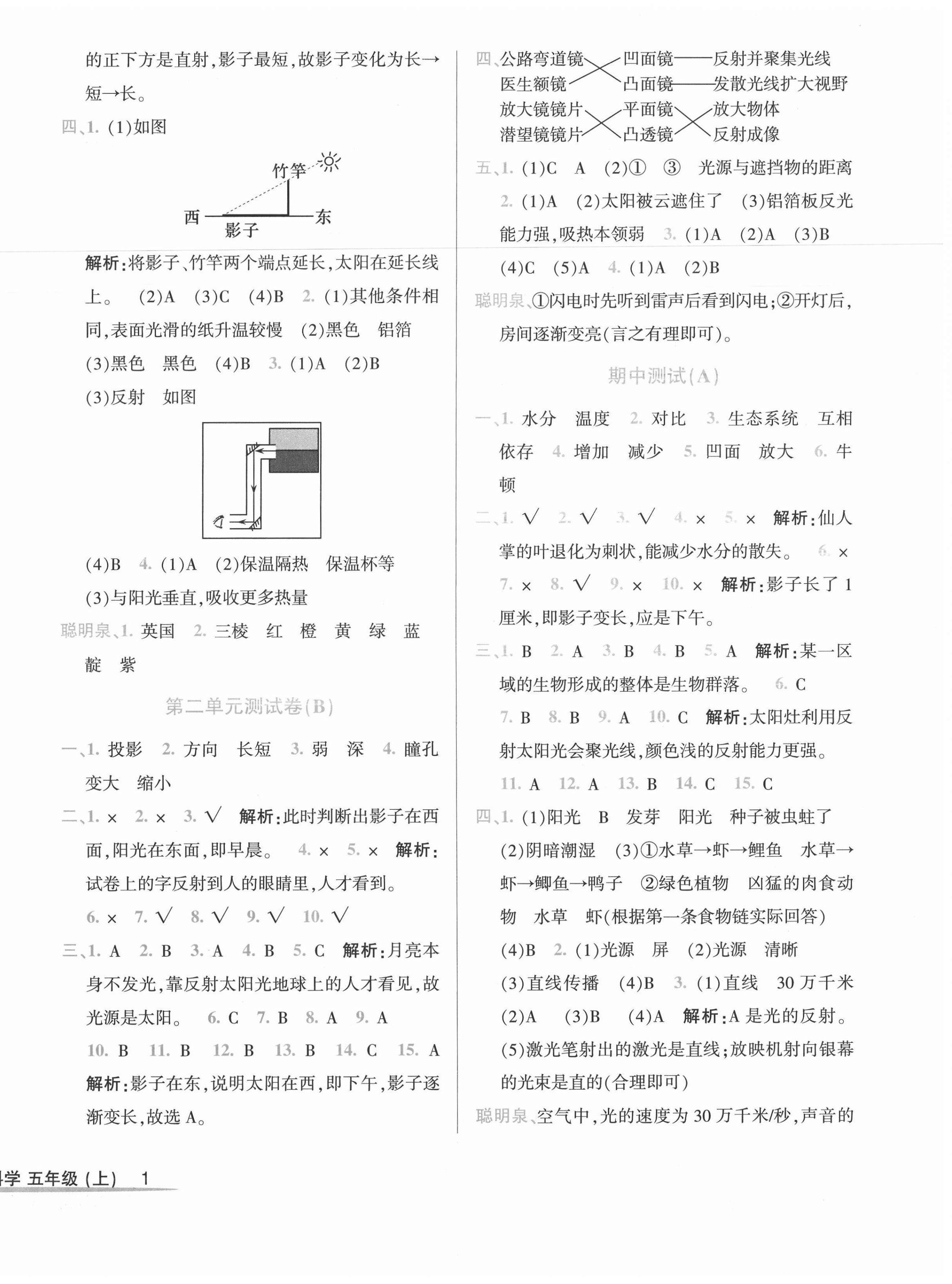 2020年浙江小狀元小學科學五年級上冊教科版 第2頁