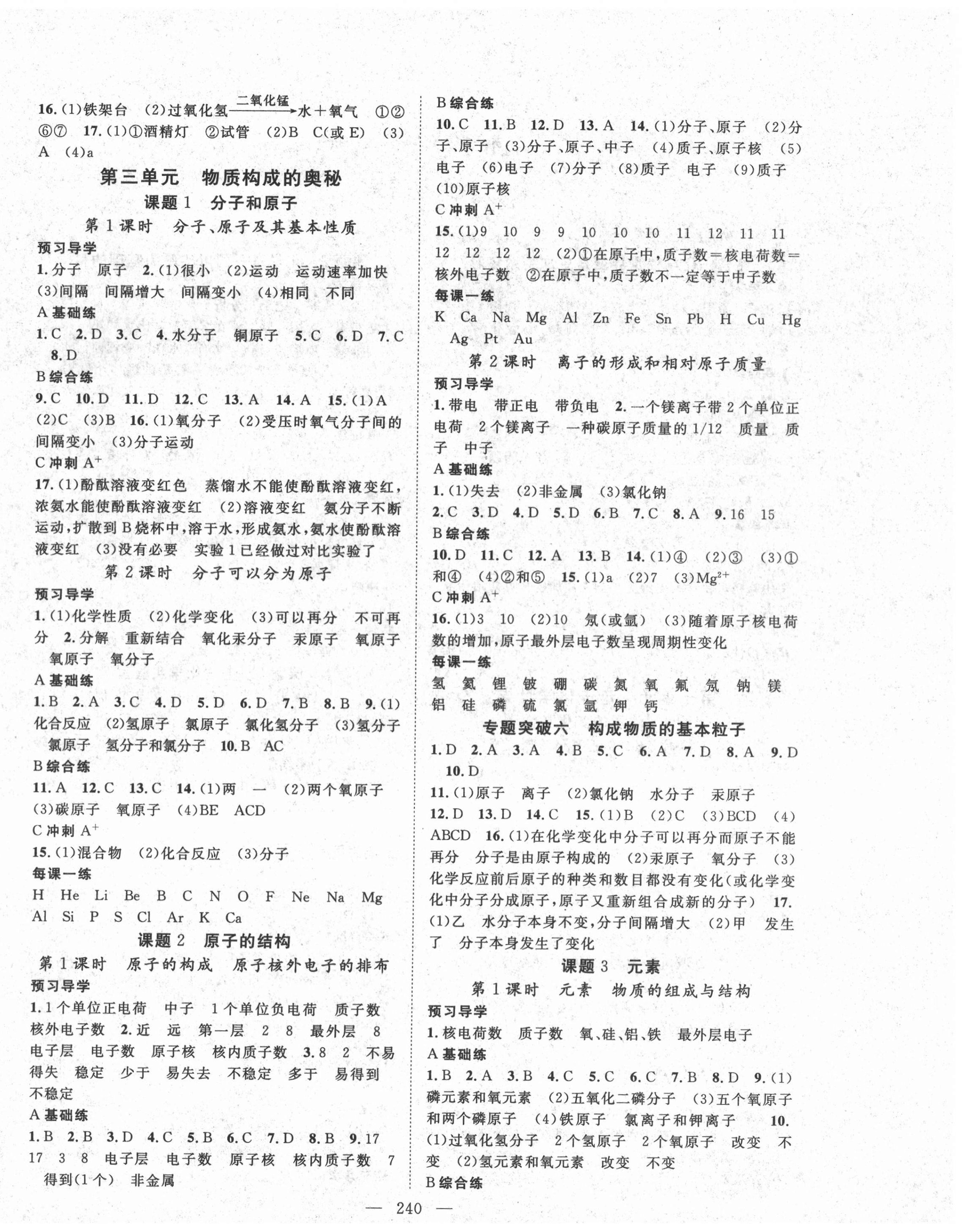 2020年名師學(xué)案九年級(jí)化學(xué)全一冊(cè)人教版 第4頁(yè)