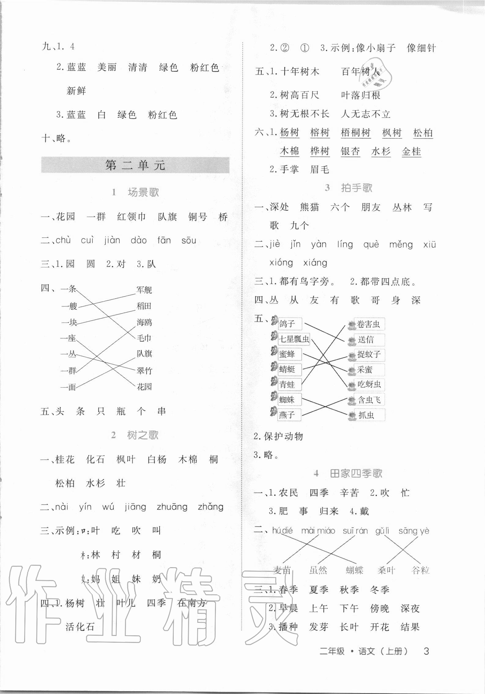 2020年細(xì)解巧練二年級(jí)語(yǔ)文上冊(cè)人教版54制 第3頁(yè)