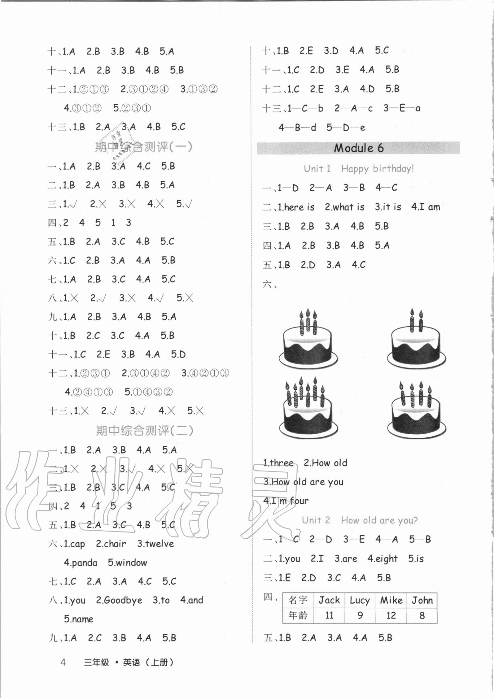 2020年细解巧练三年级英语上册鲁科版54制 第4页