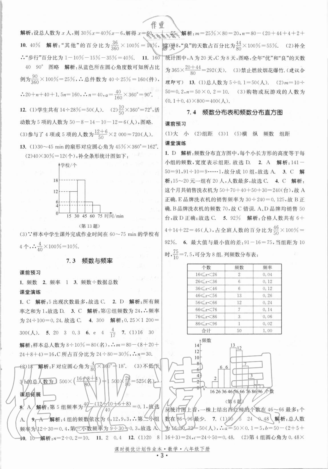 2021年課時(shí)提優(yōu)計(jì)劃作業(yè)本八年級(jí)數(shù)學(xué)下冊(cè)蘇科版 第3頁(yè)