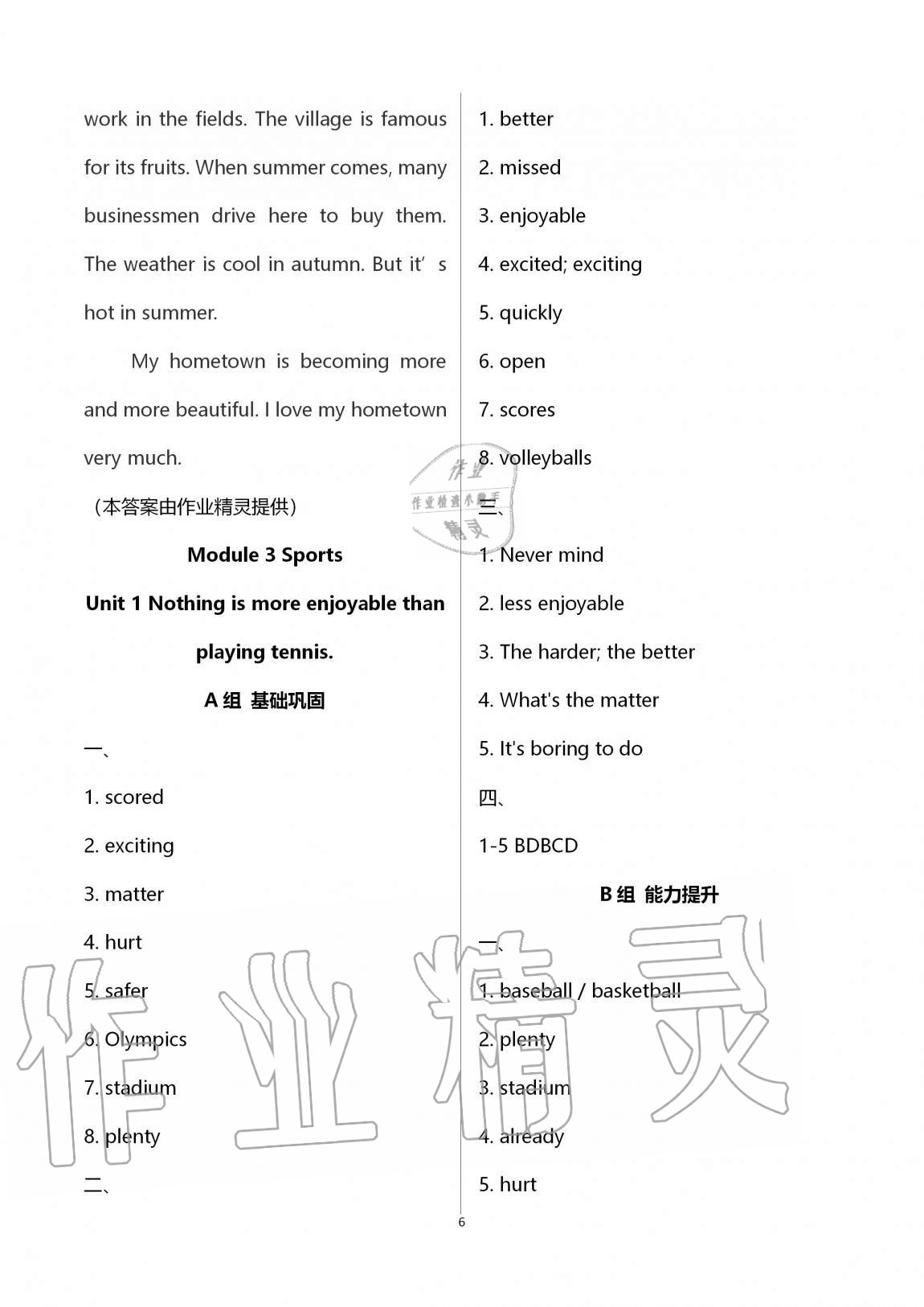 2020年新编课时精练初中英语八年级上册外研版 第6页