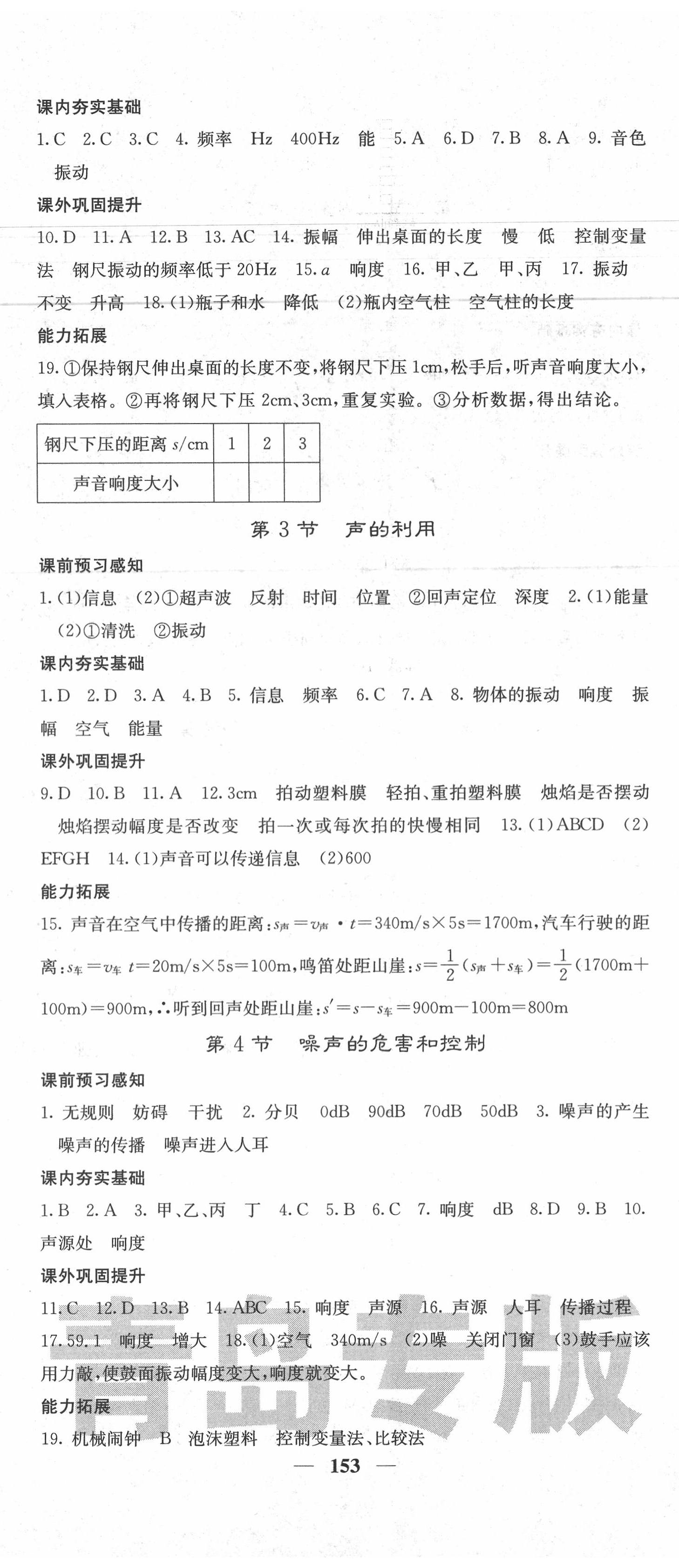 2020年名校課堂內(nèi)外八年級物理上冊人教版青島專版 第5頁