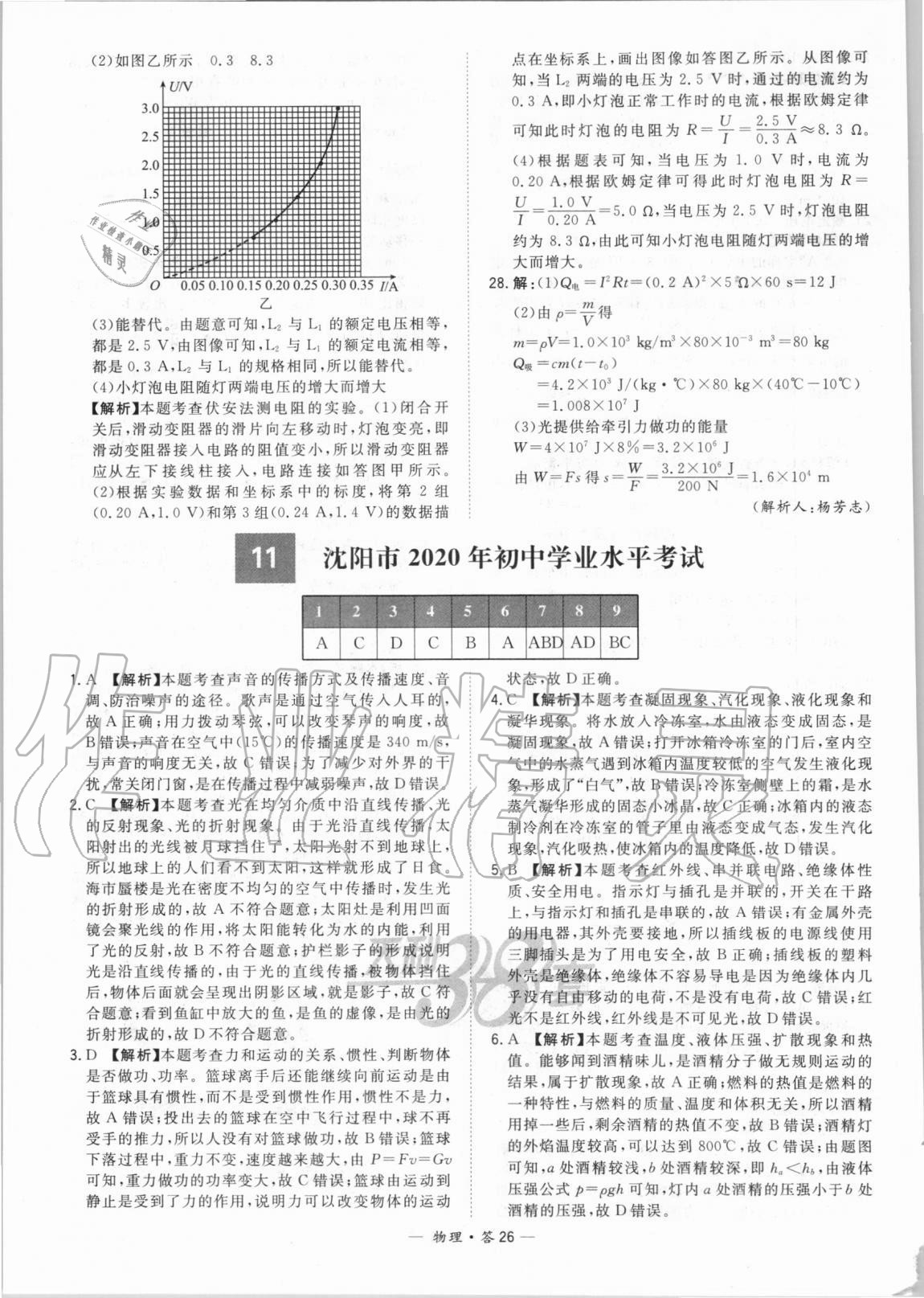 2021年天利38套新課標(biāo)全國中考試題精選物理 第26頁