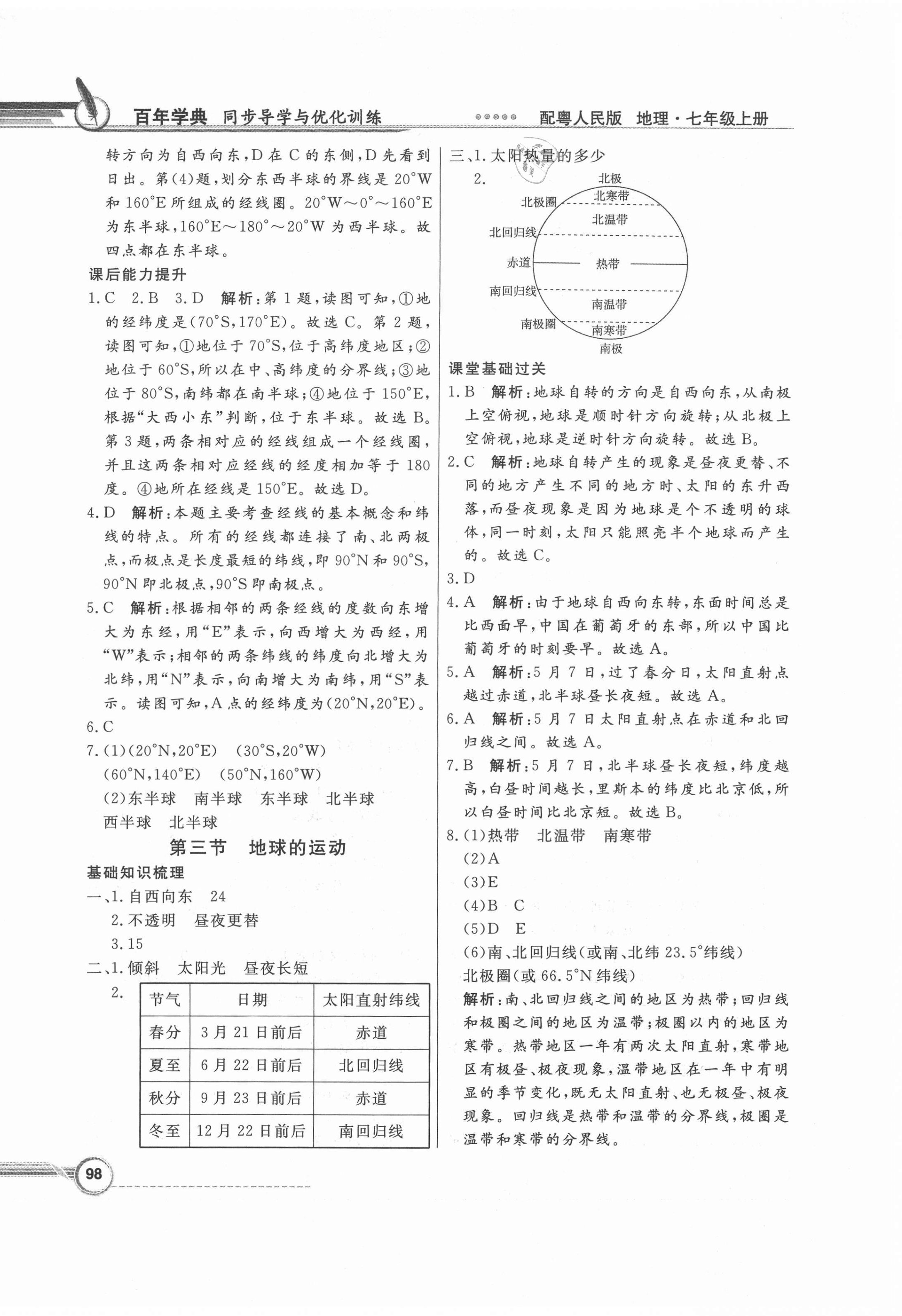 2020年同步導(dǎo)學(xué)與優(yōu)化訓(xùn)練七年級地理上冊粵人版2017版 第2頁