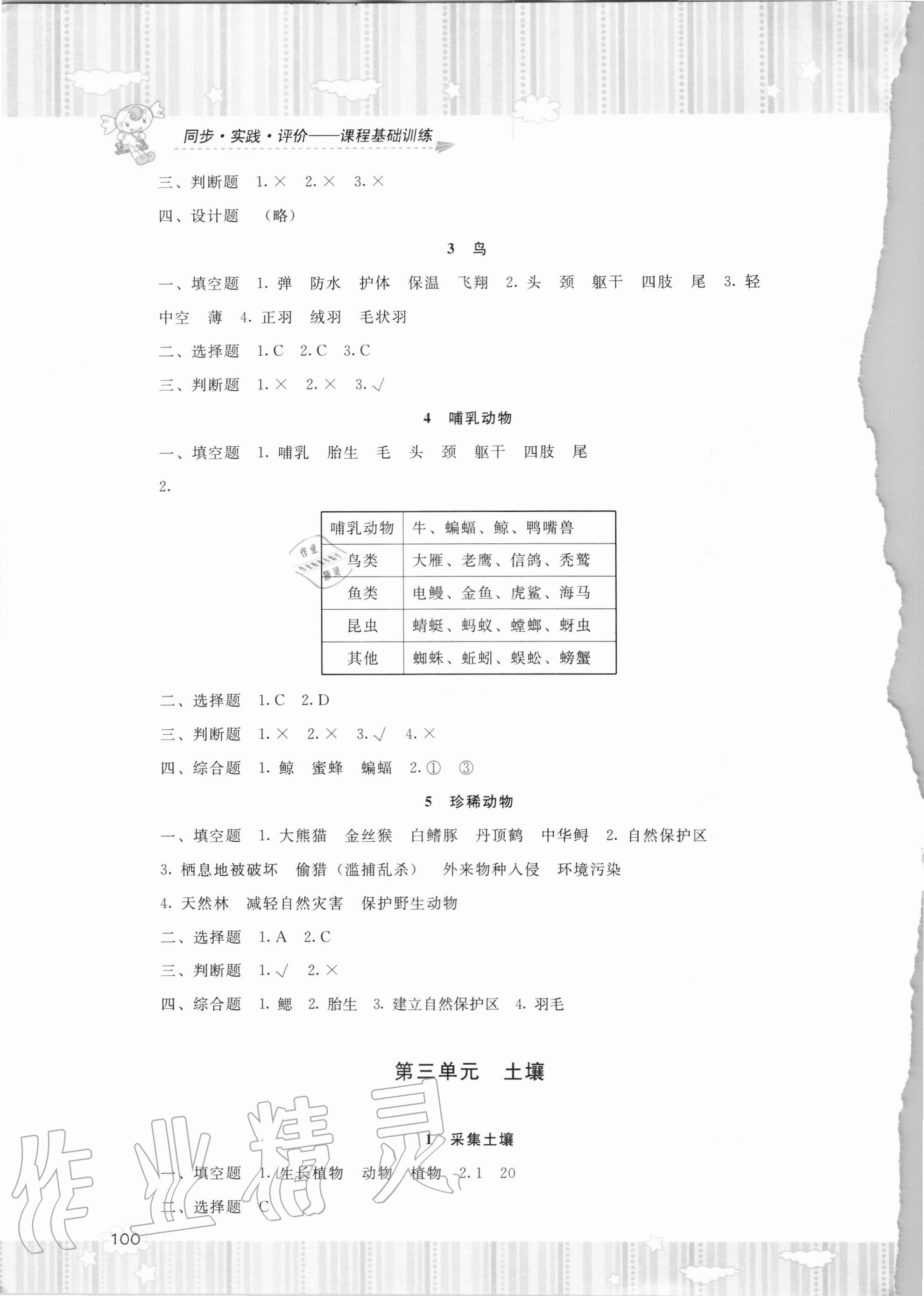 2020年同步實(shí)踐評(píng)價(jià)課程基礎(chǔ)訓(xùn)練三年級(jí)科學(xué)上冊(cè)湘科版湖南少年兒童出版社 第2頁(yè)