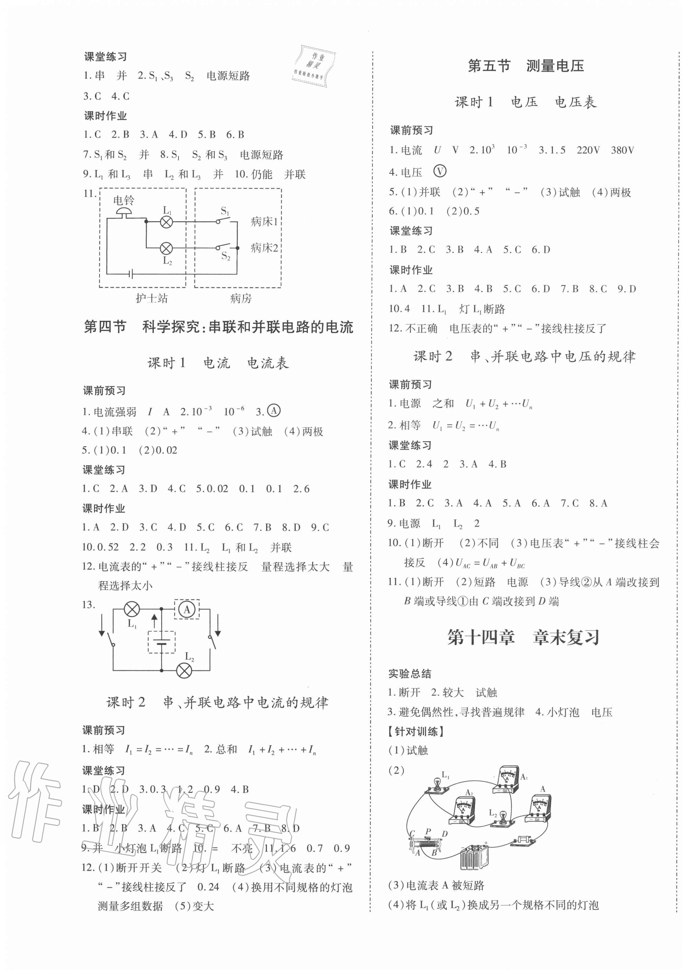 2020年本土攻略九年级物理全一册沪科版 第5页