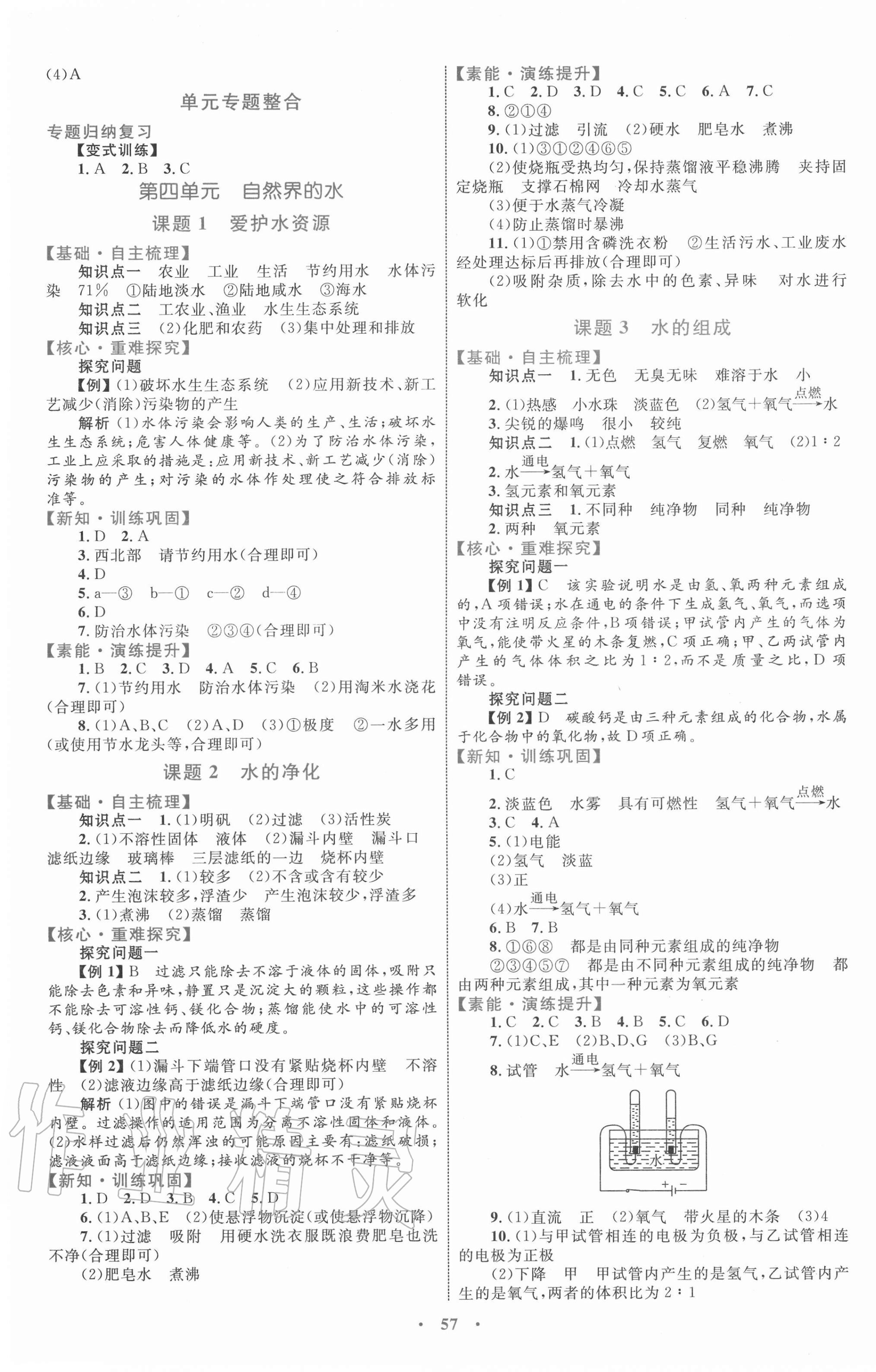 2020年同步學(xué)習(xí)目標(biāo)與檢測九年級化學(xué)全一冊人教版 第5頁