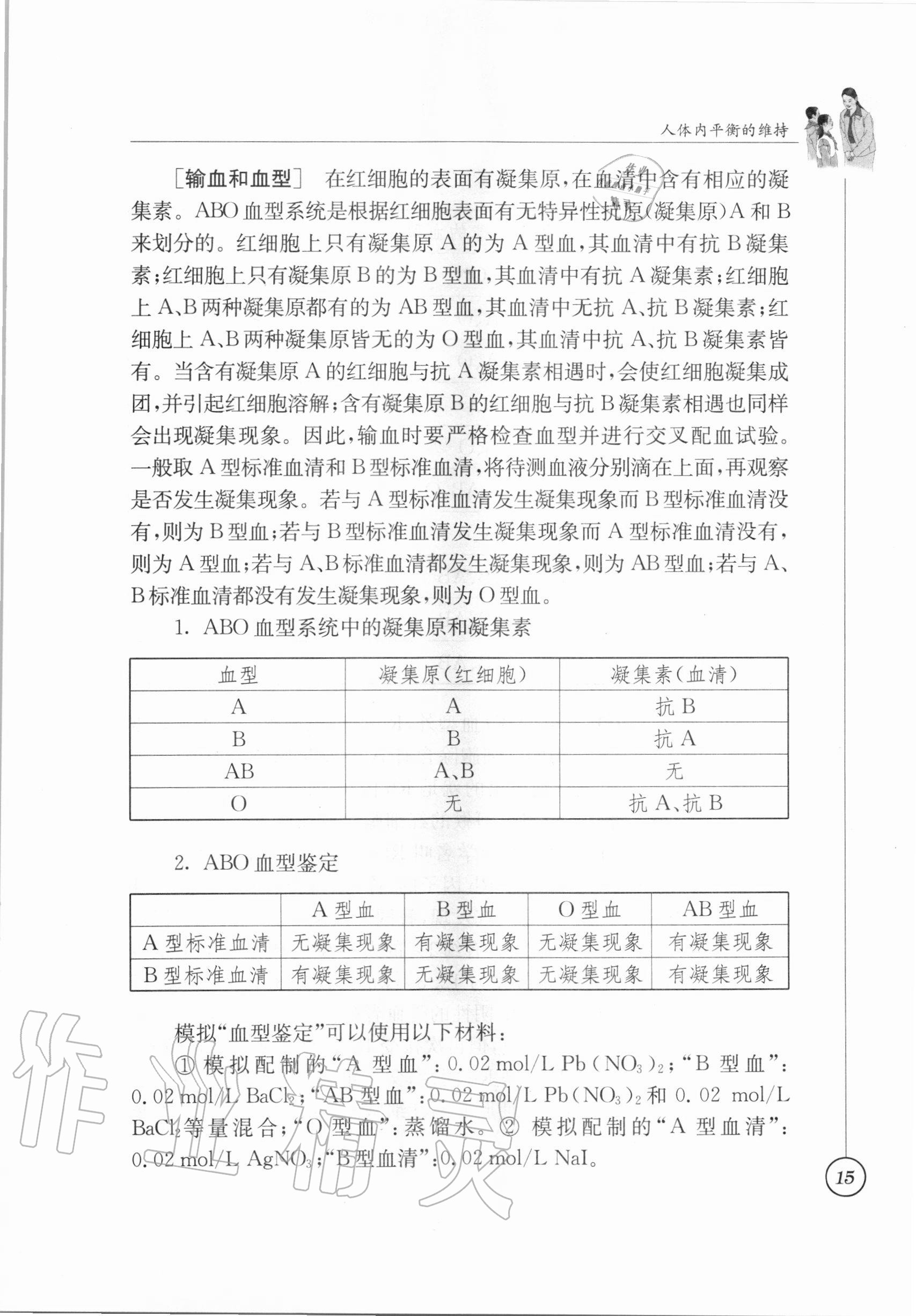 2020年教材課本八年級生物學(xué)上冊蘇科版 參考答案第15頁