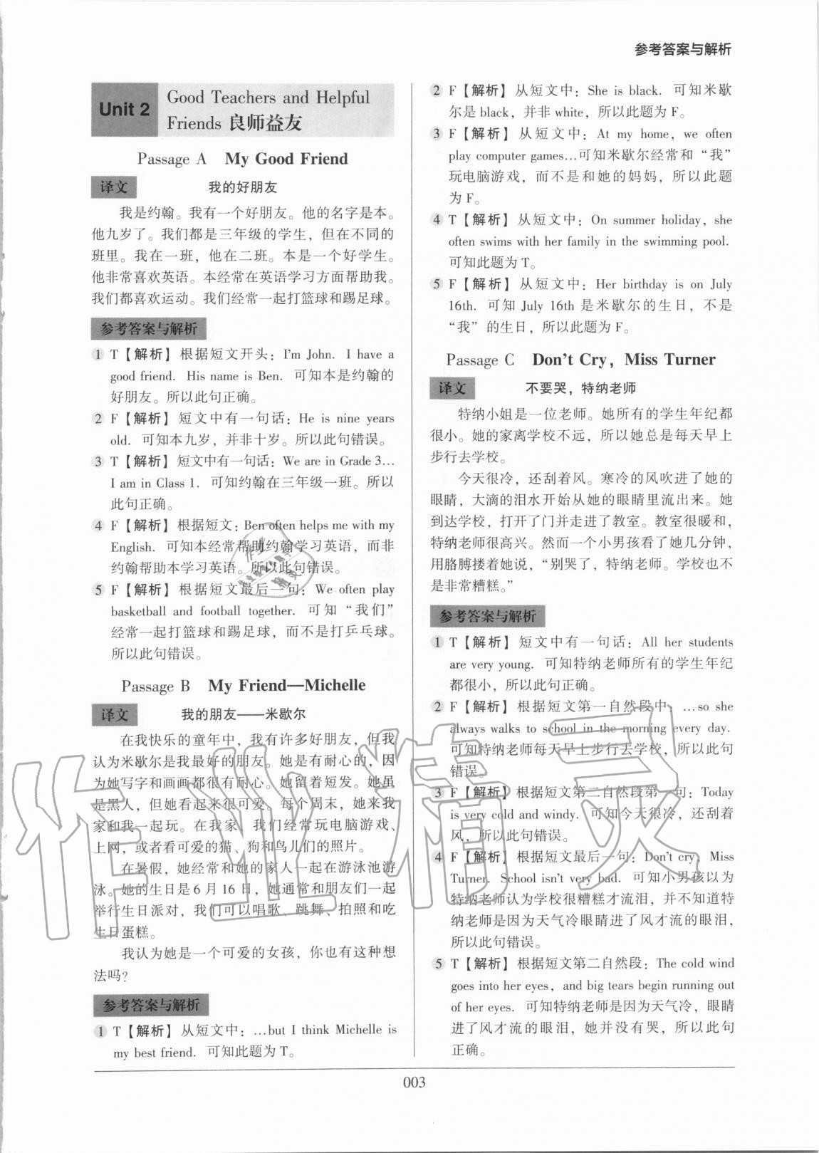 2020年小學(xué)英語閱讀強(qiáng)化訓(xùn)練100篇五年級(jí) 第3頁