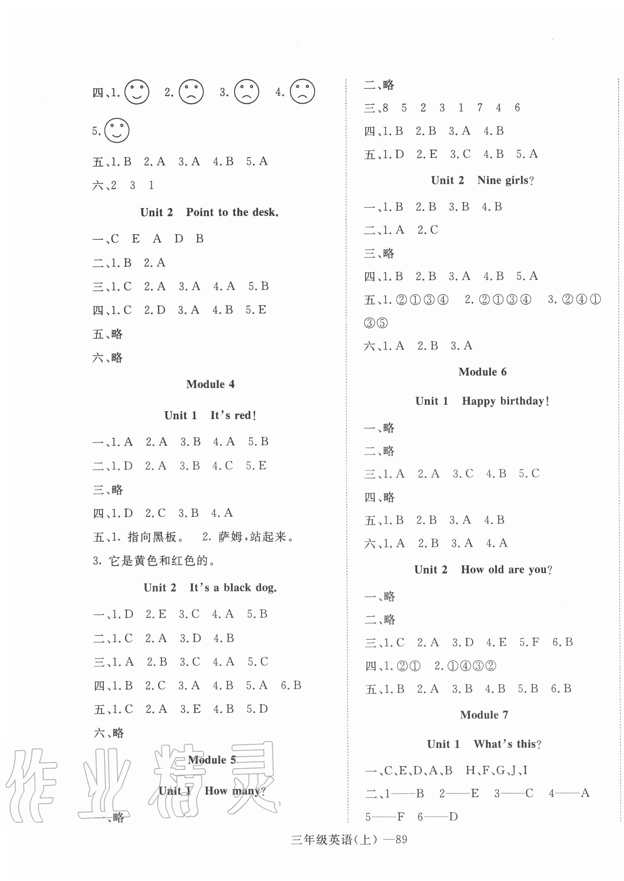 2020年高效課時(shí)100三年級(jí)英語(yǔ)上冊(cè)外研版 第2頁(yè)