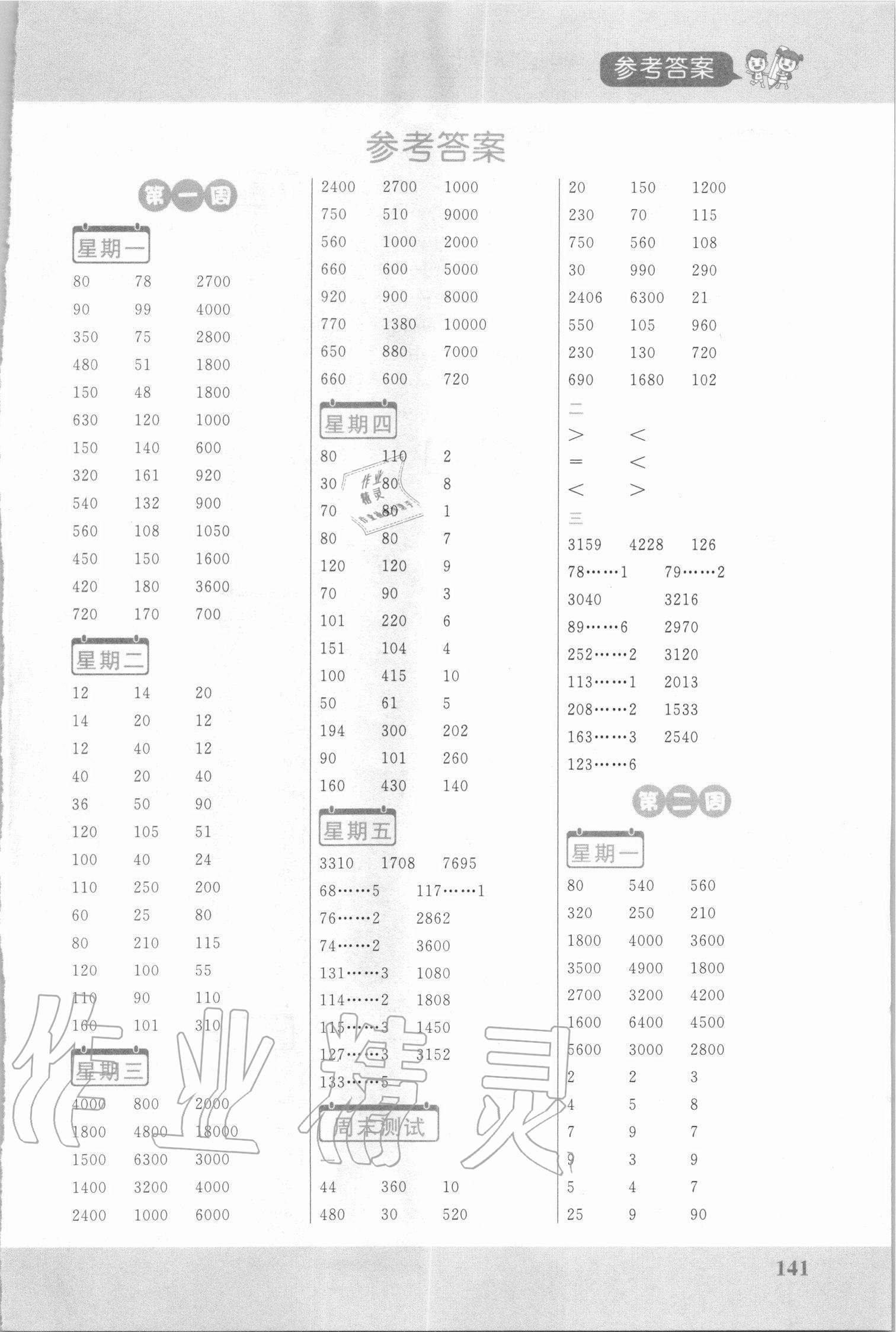 2020年小學(xué)數(shù)學(xué)計算超人四年級上冊蘇教版 第1頁