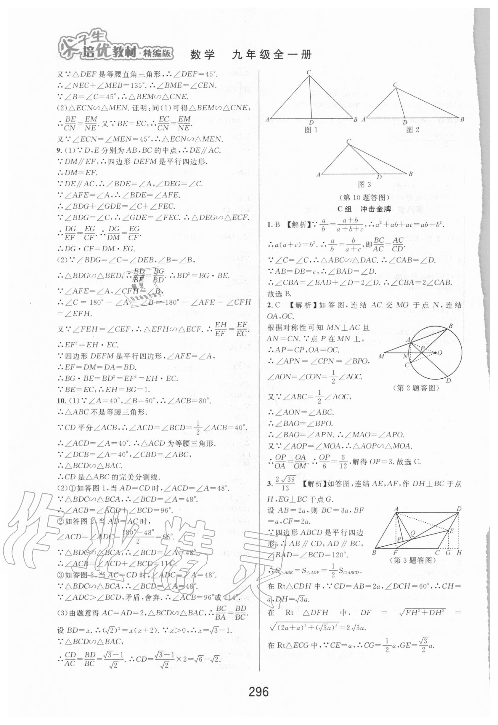 2020年尖子生培优教材九年级数学全一册浙教版精编版 第14页