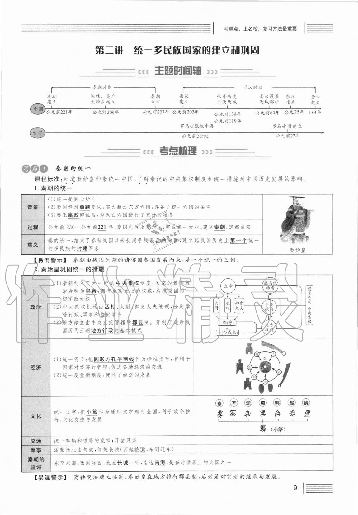 2021年火线100天中考滚动复习法历史人教版 第9页