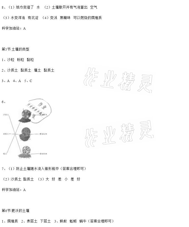 2020年科学素养提升三年级上册苏教版 参考答案第2页