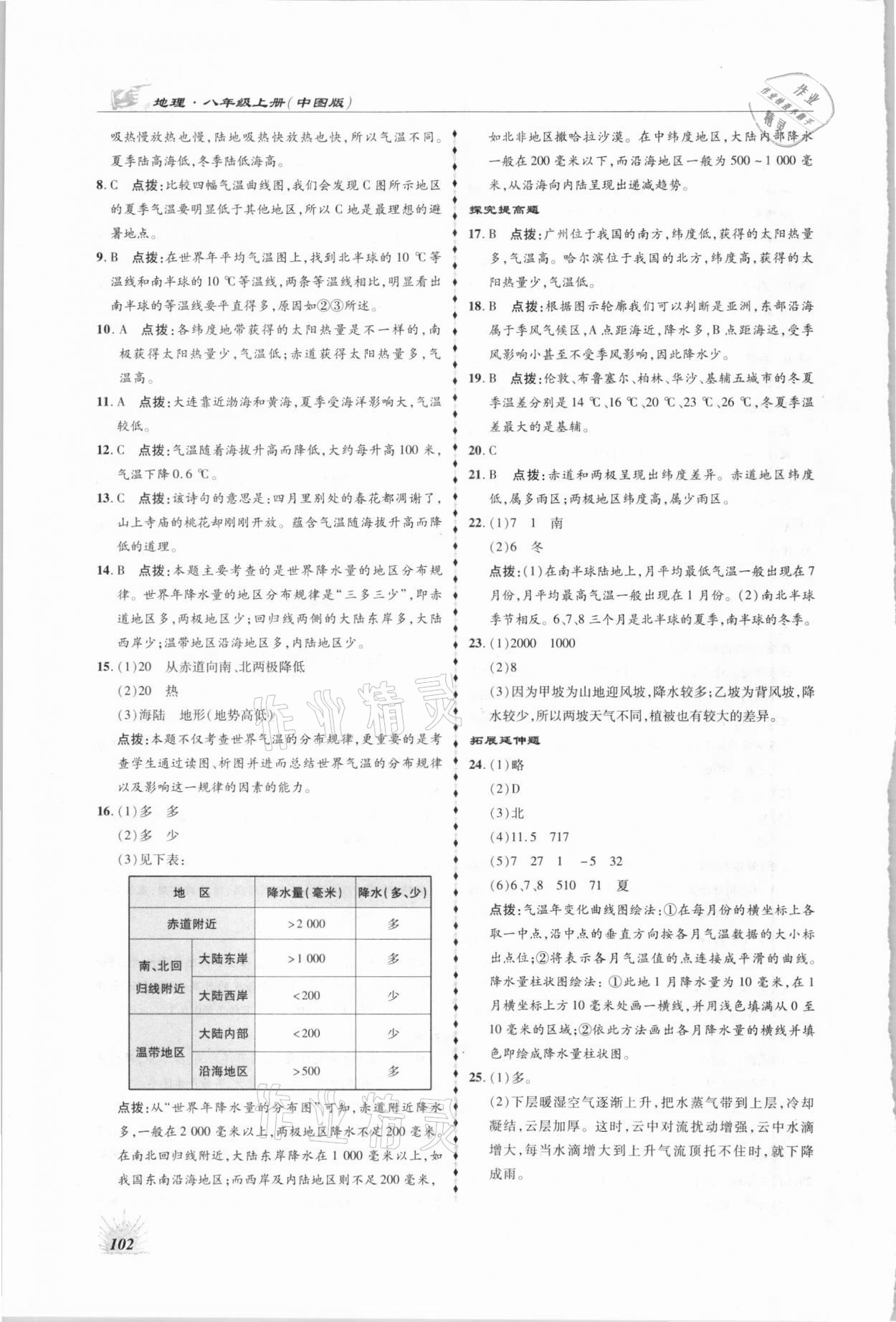 2020年高效同步測練八年級地理上冊中圖版 第6頁