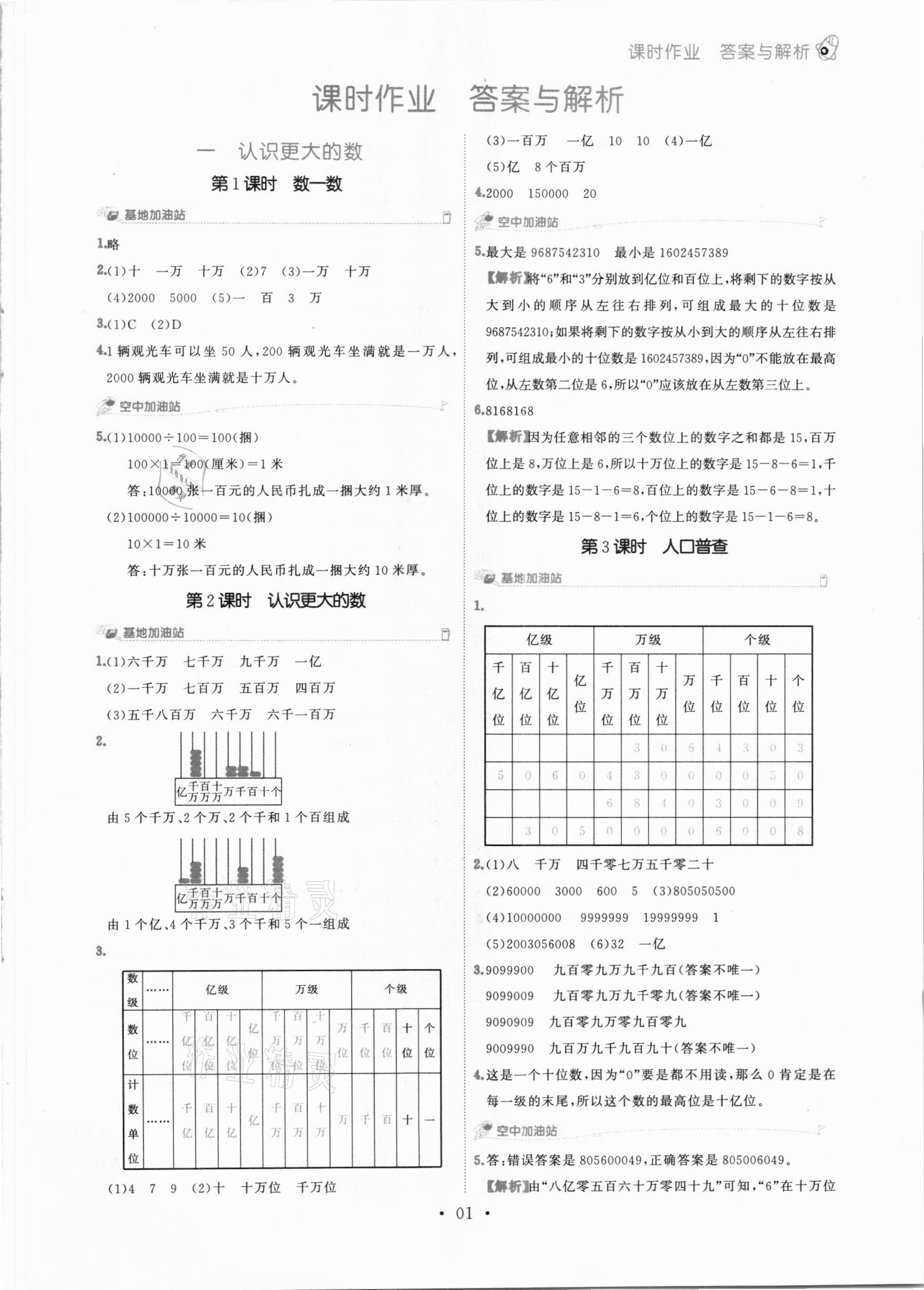 2020年趣味數(shù)學(xué)四年級上冊北師大版 參考答案第1頁