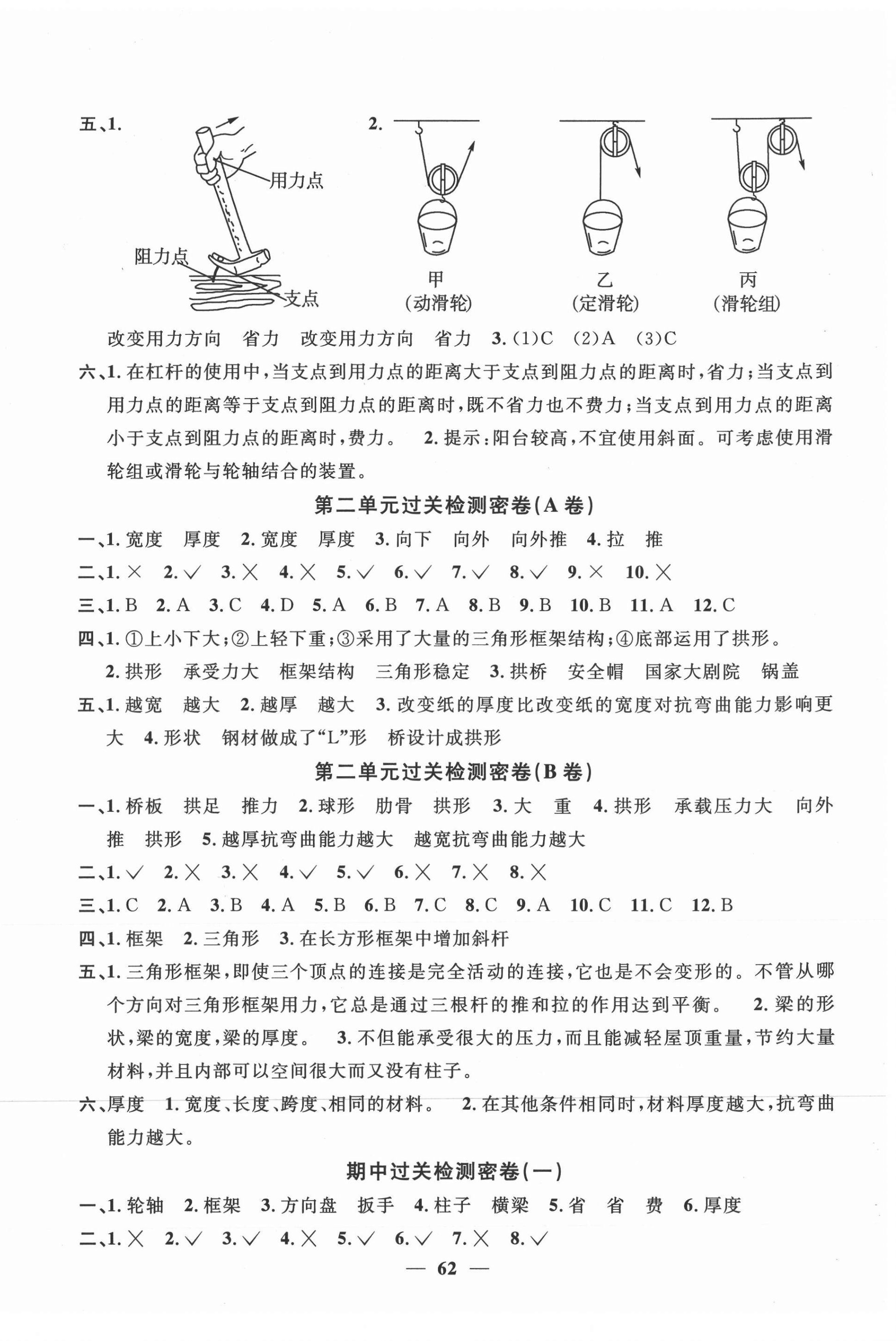 2020年陽光同學(xué)一線名師全優(yōu)好卷六年級科學(xué)上冊教科版 第2頁