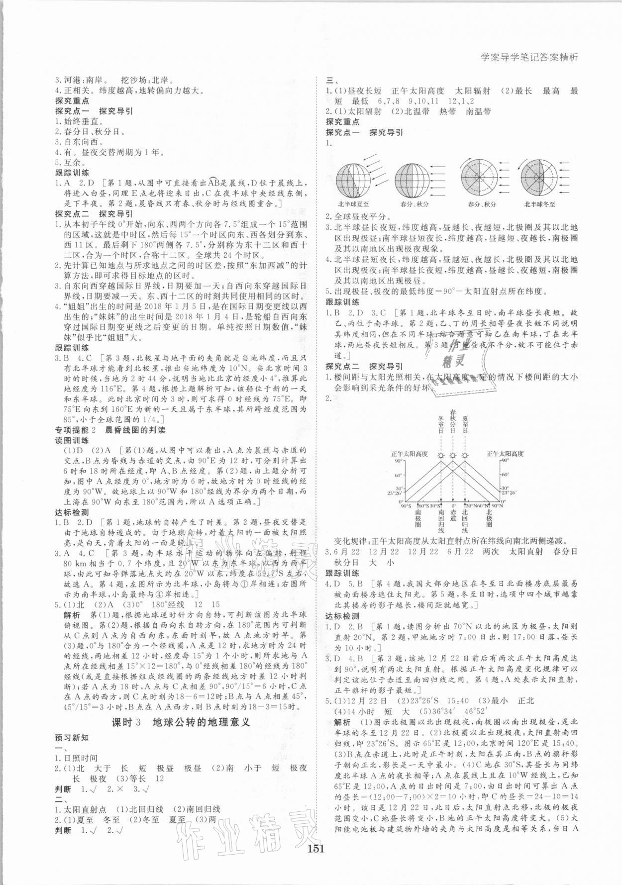 2020年步步高學(xué)案導(dǎo)學(xué)筆記地理必修1人教版 第3頁