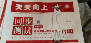 2020年天天向上同步測試六年級語文上冊人教版