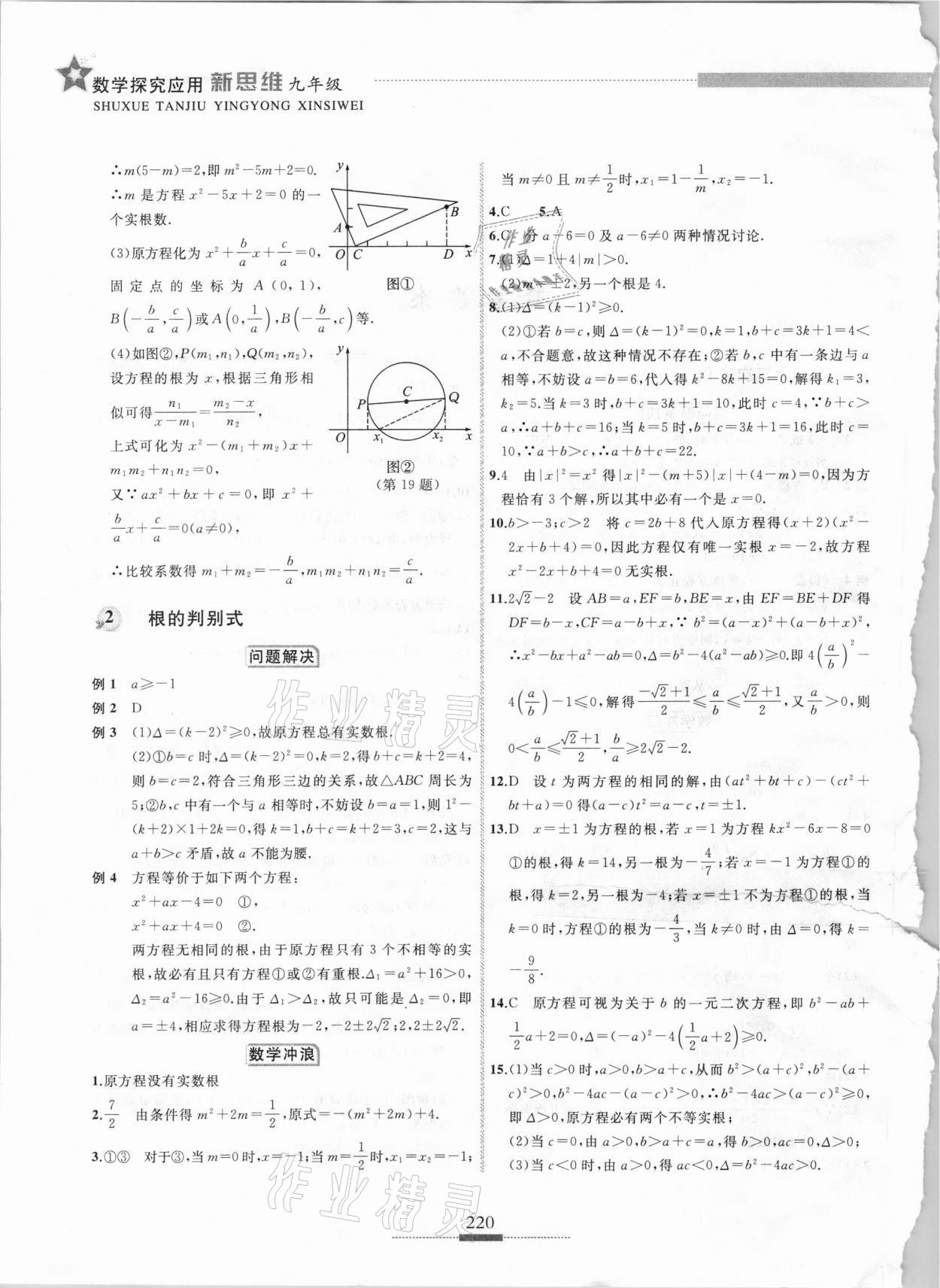 2020年探究應(yīng)用新思維九年級(jí)數(shù)學(xué) 第2頁