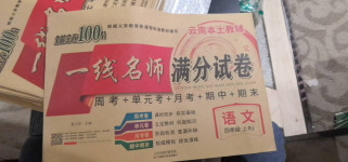 2020年云南本土教輔一線名師滿分試卷四年級語文上冊人教版