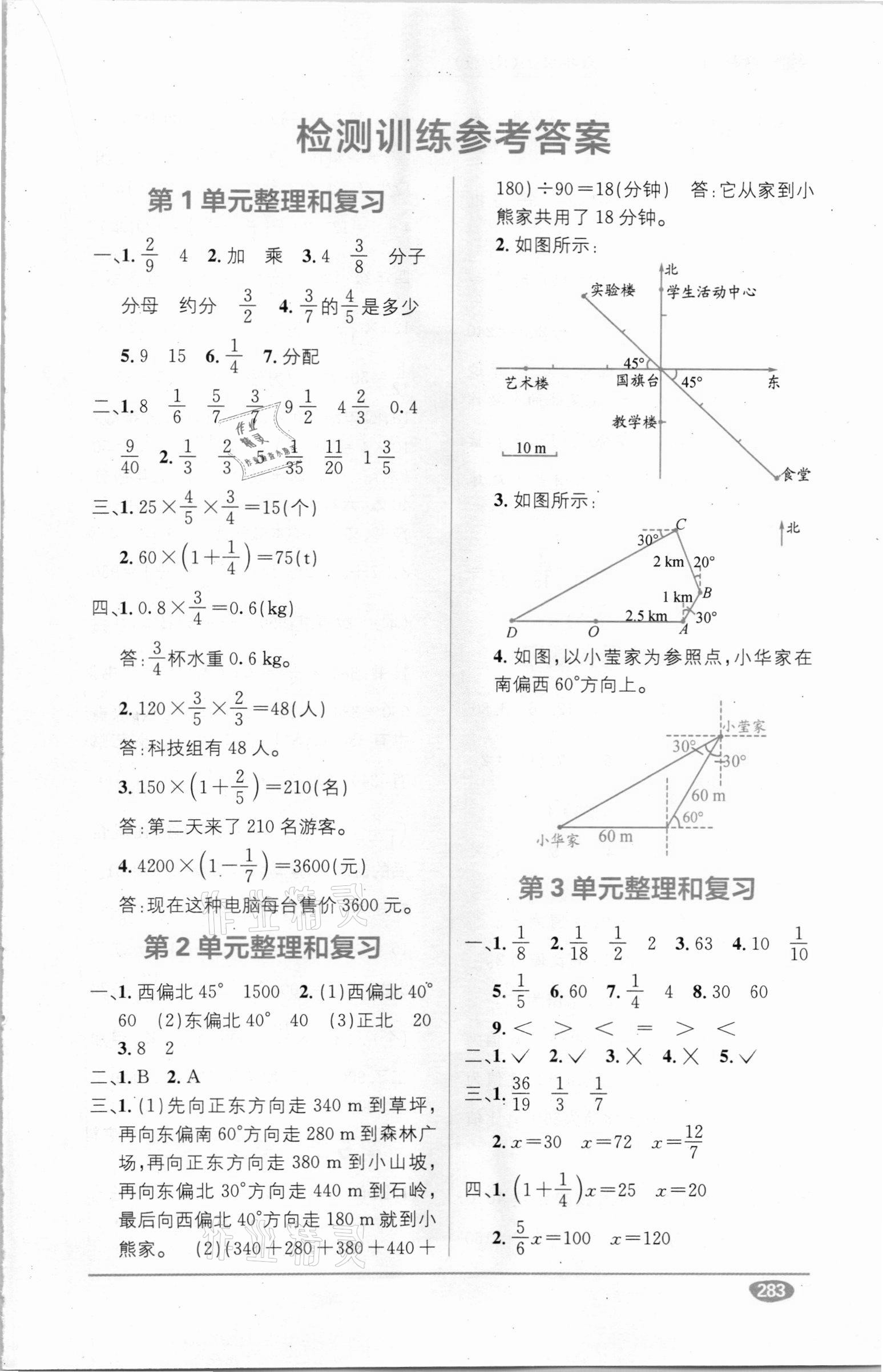 2020年教材1加1六年級數(shù)學(xué)上冊人教版 第1頁