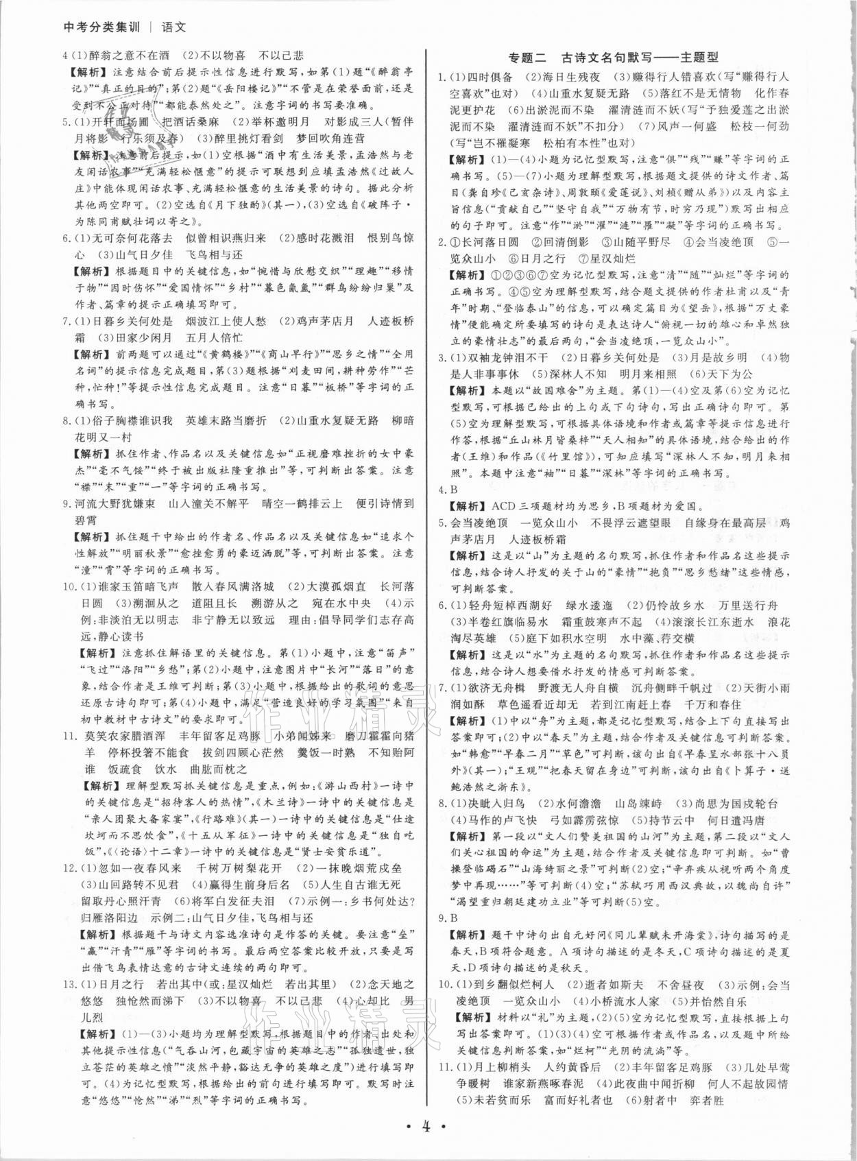 2021年浙派名師中考方略分類集訓(xùn)語文中考人教版浙江專版 第4頁