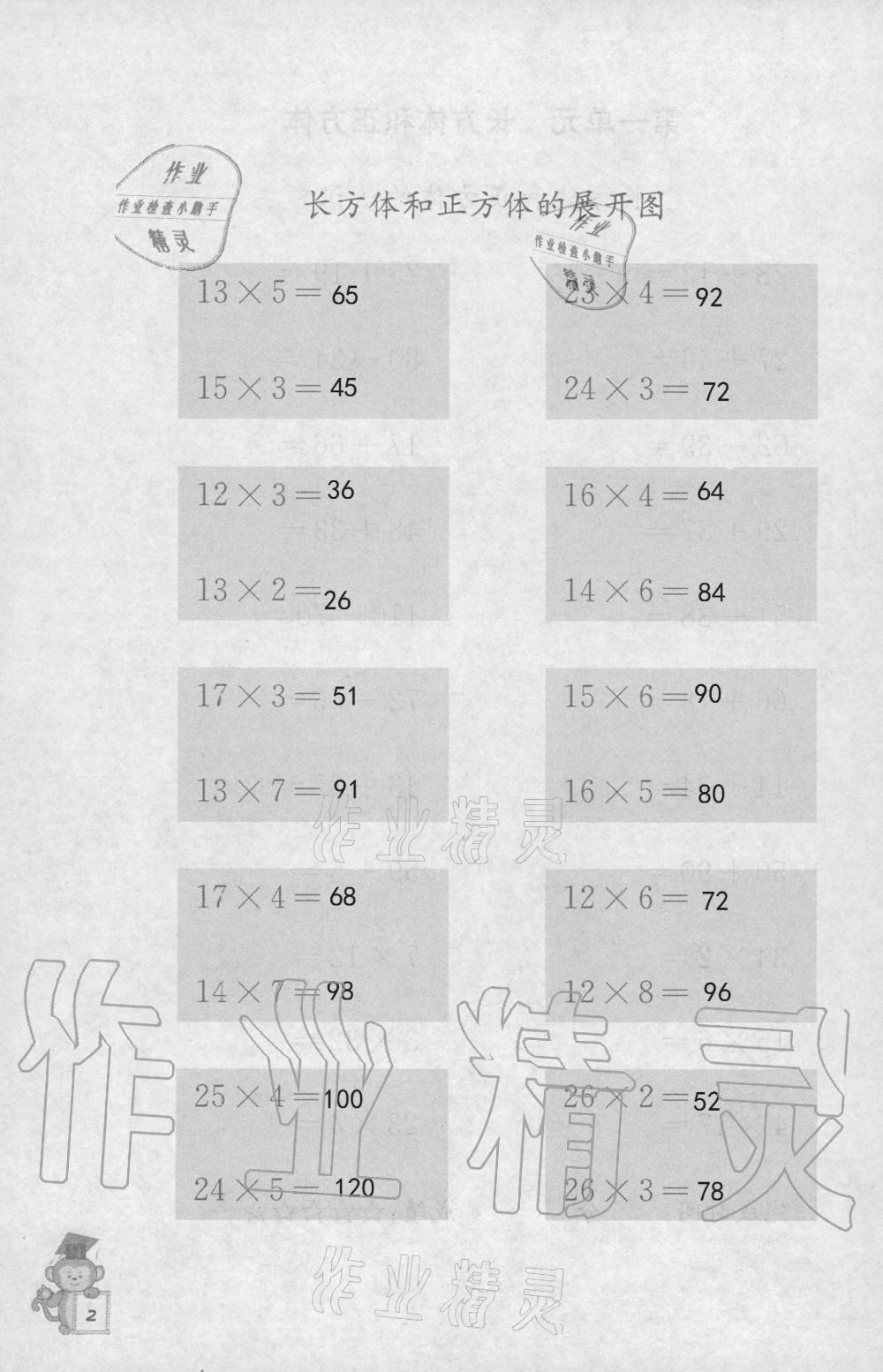 2020年口算能手六年級(jí)上冊(cè)蘇教版 第2頁(yè)