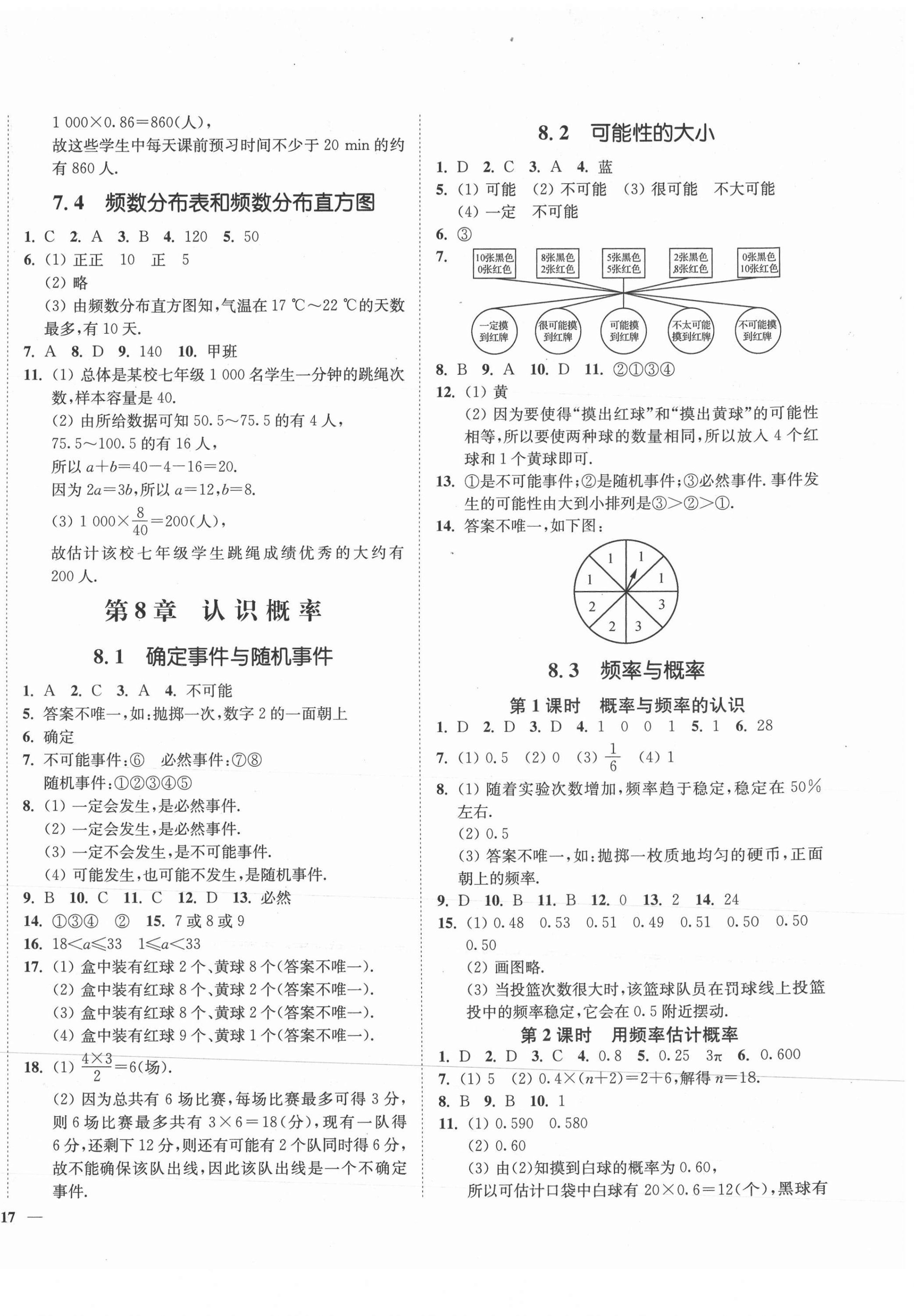 2021年南通小題課時作業(yè)本八年級數(shù)學(xué)下冊蘇科版 第2頁