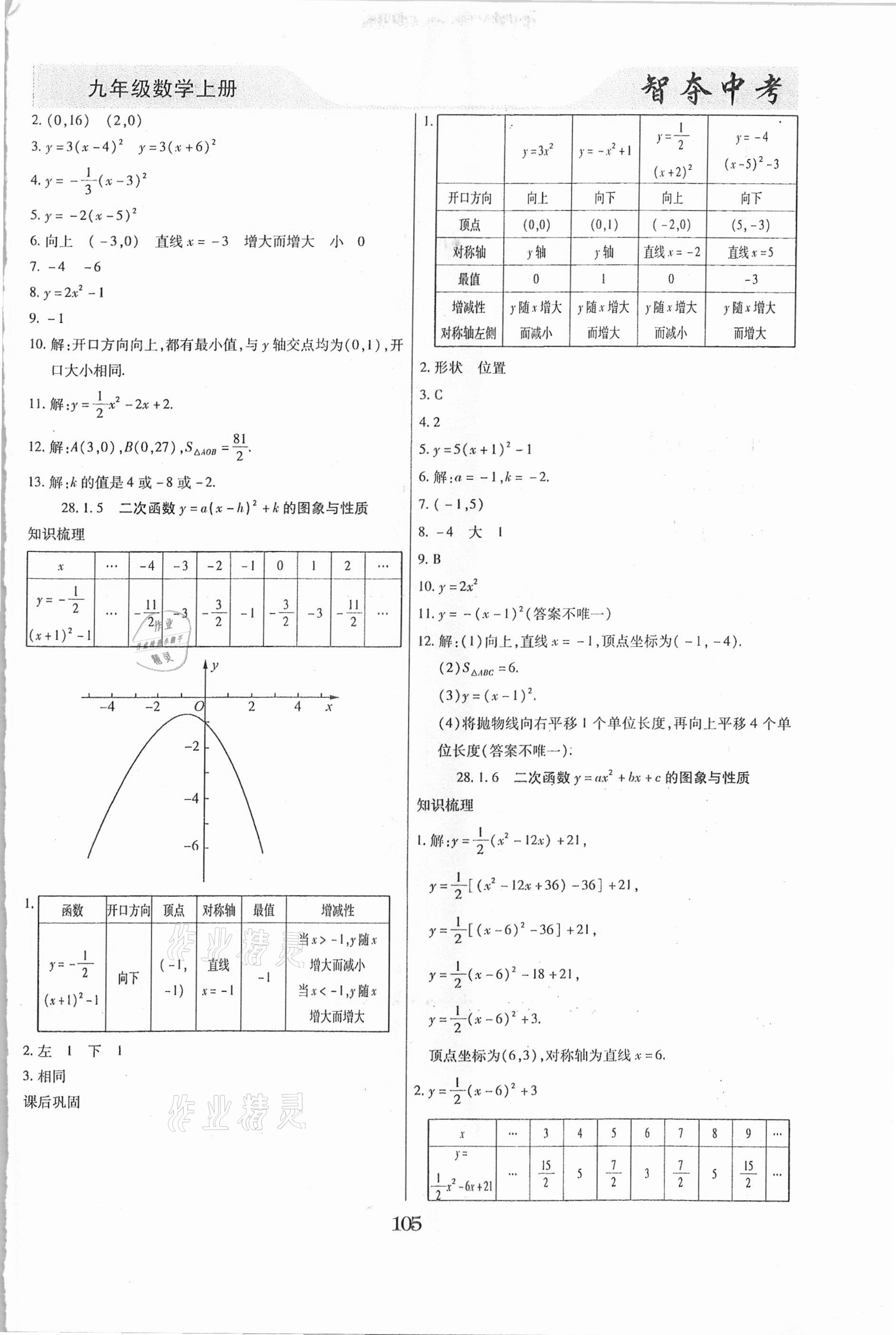 2020年智奪中考九年級數學上冊人教版哈爾濱市專版 第3頁