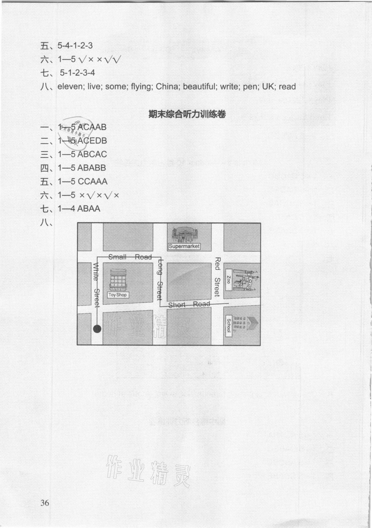 2020年新標準英語同步聽力訓練六年級上冊外研版 第4頁