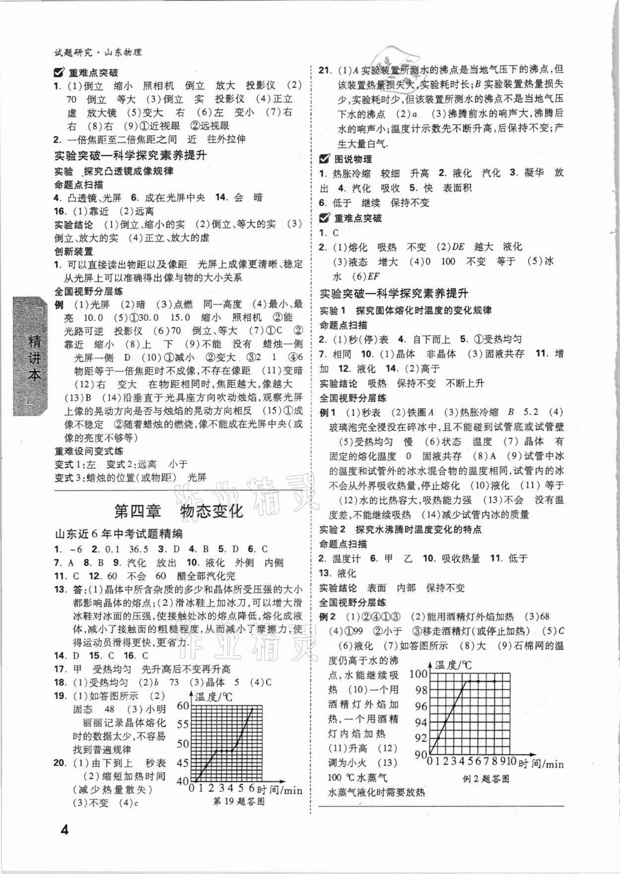 2021萬(wàn)唯中考試題研究物理山東專版 參考答案第3頁(yè)