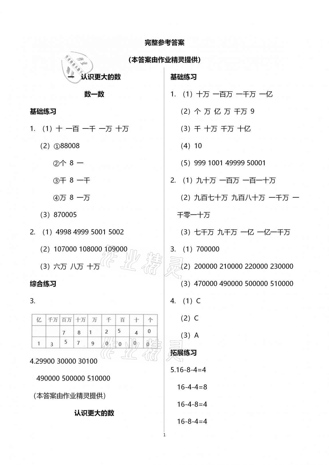 2020年學(xué)習(xí)之友四年級數(shù)學(xué)上冊北師大版 第1頁