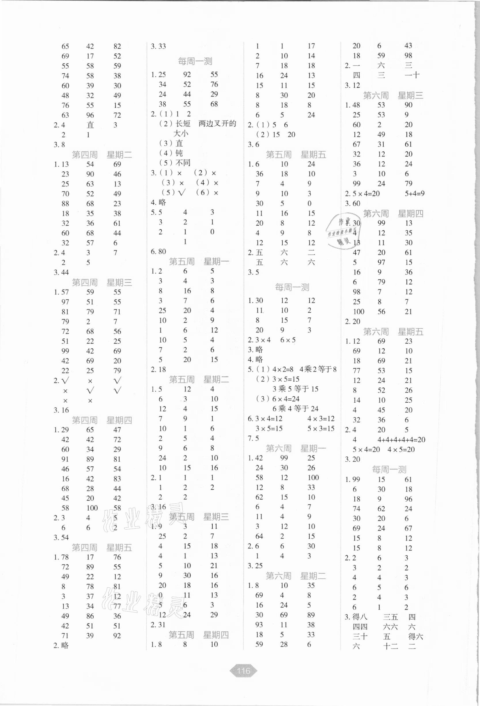 2020年小學(xué)數(shù)學(xué)口算冠軍二年級(jí)上冊(cè)人教版 第2頁(yè)