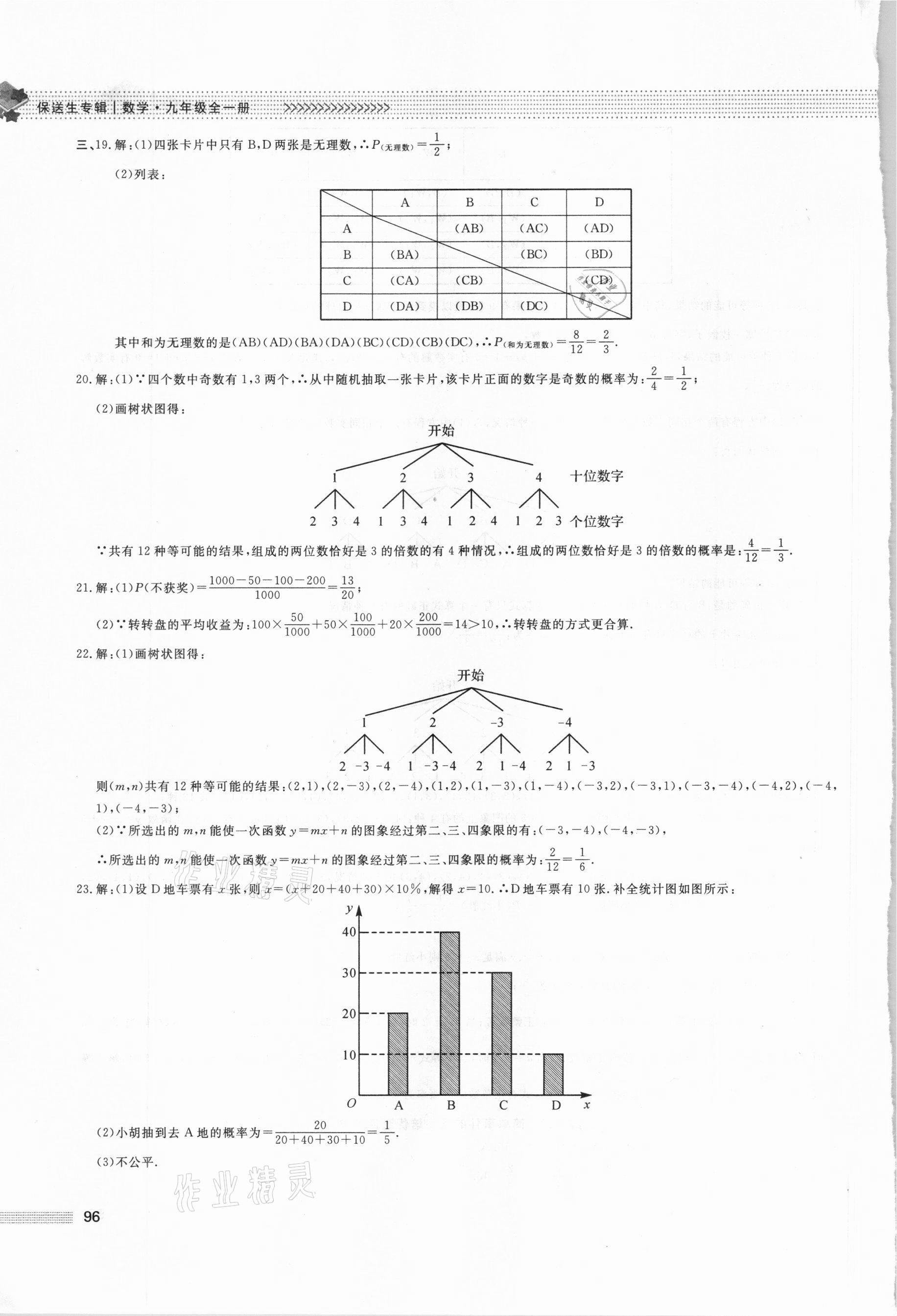 2020年初中保送生專輯九年級數學浙教版 第6頁