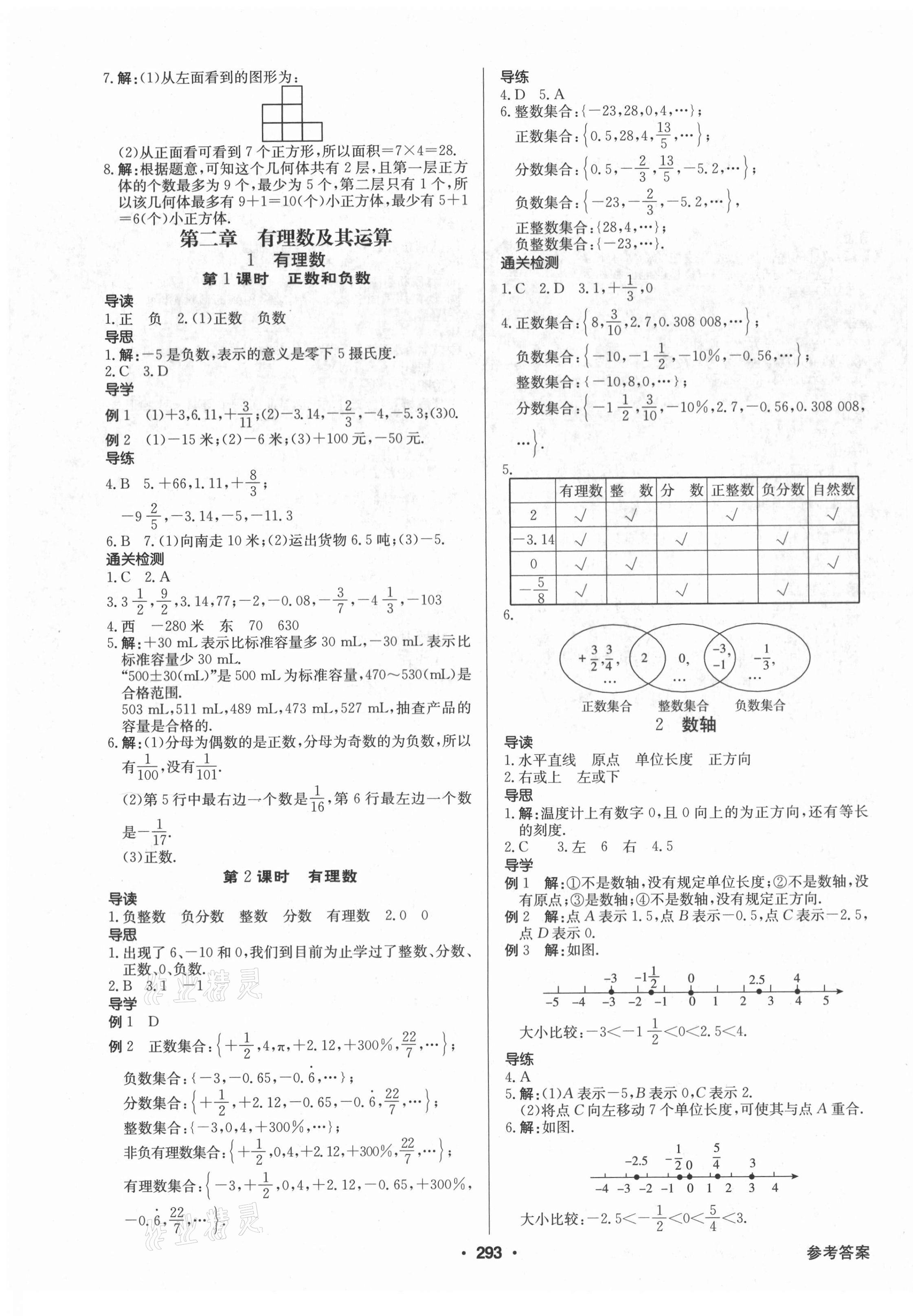 2020年金牌學(xué)典課時(shí)導(dǎo)學(xué)練七年級(jí)數(shù)學(xué)上冊(cè)北師大版廣東專(zhuān)版 第3頁(yè)