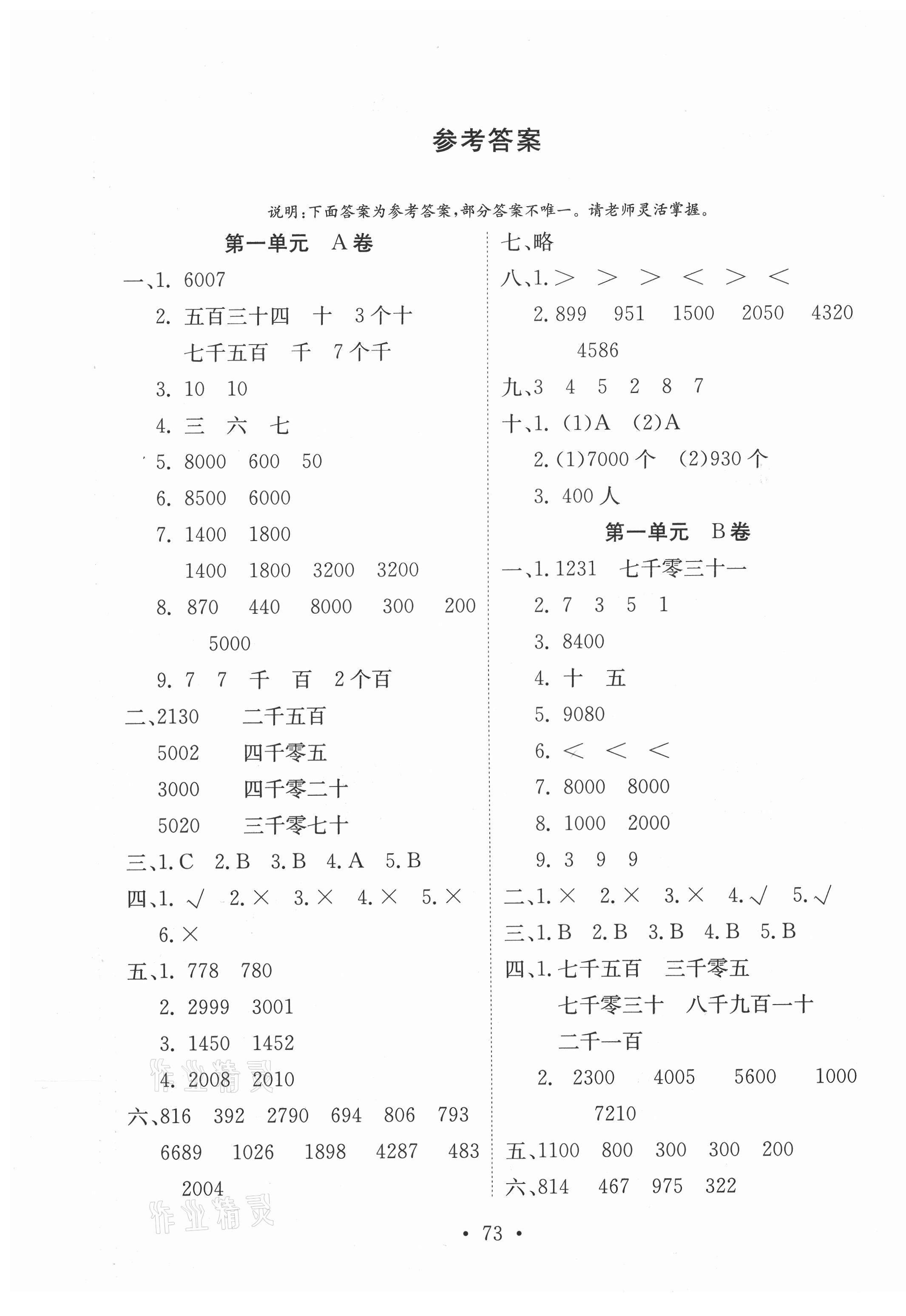 2020年單元評價(jià)測試卷三年級數(shù)學(xué)上冊冀教版 第1頁