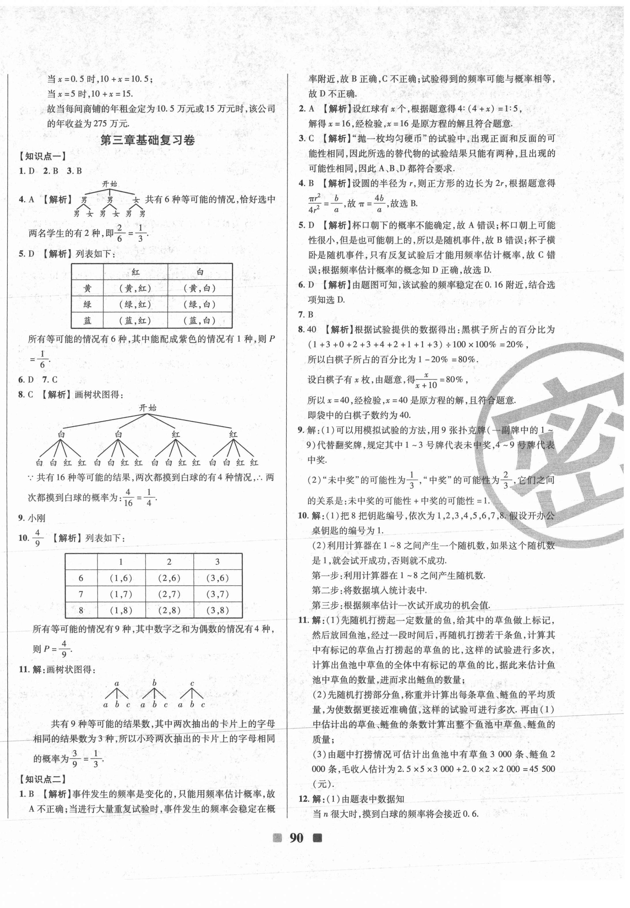 2020年優(yōu)加全能大考卷九年級數(shù)學(xué)上冊北師大版 第6頁