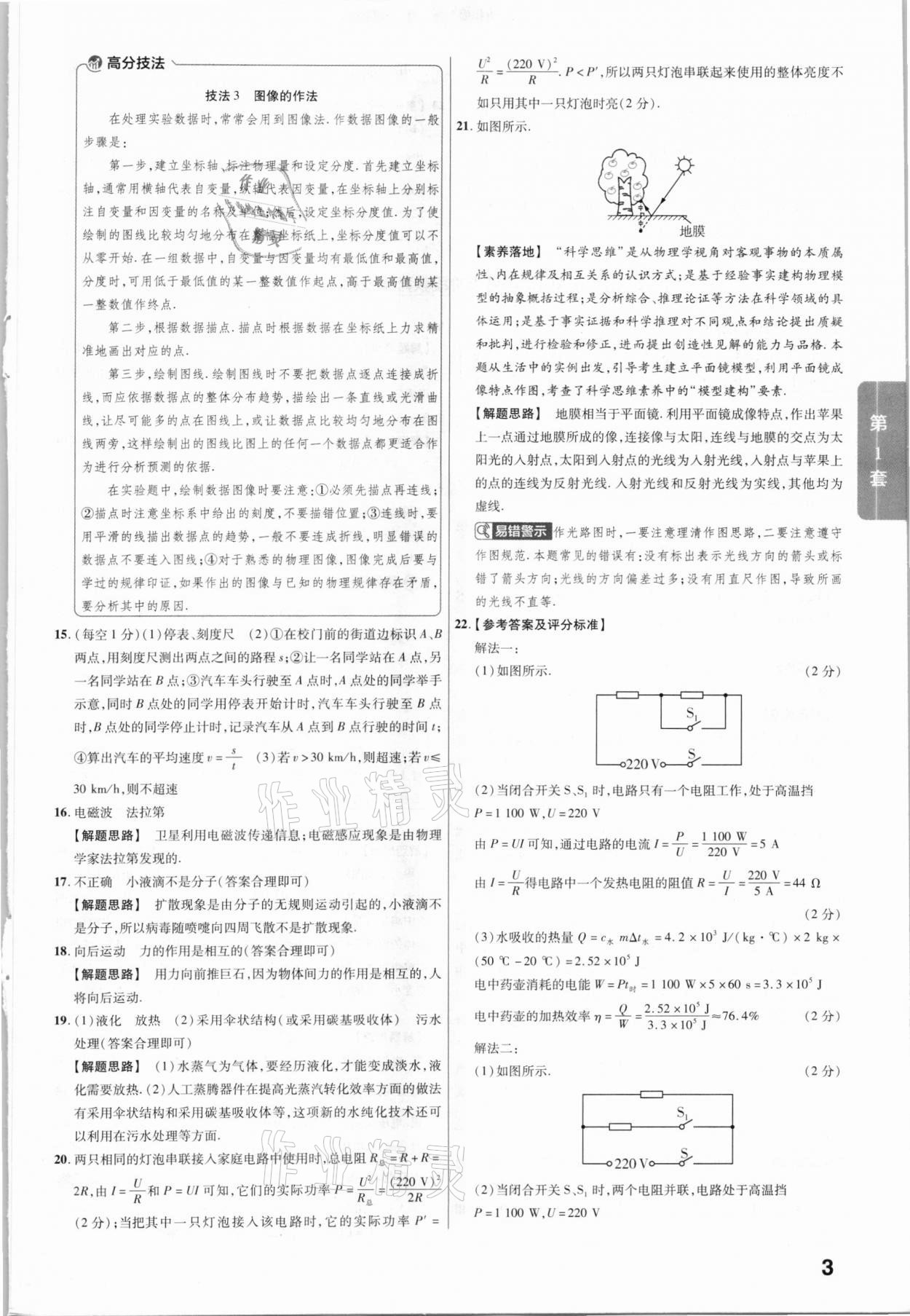 2021年金考卷山西中考45套匯編物理 第3頁(yè)