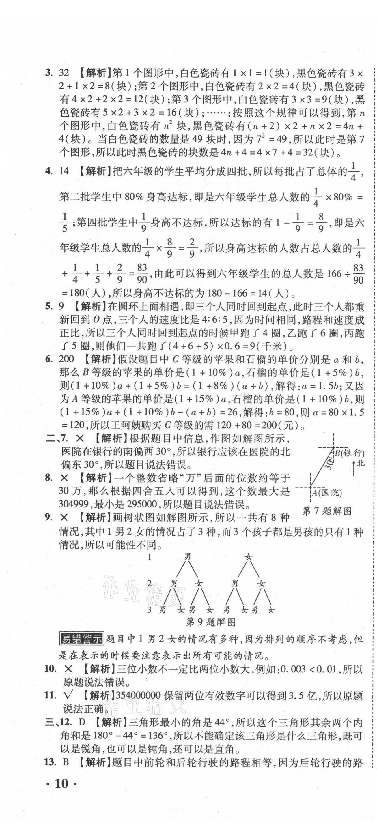 2021年重點(diǎn)中學(xué)招生真題超詳解數(shù)學(xué) 第28頁(yè)