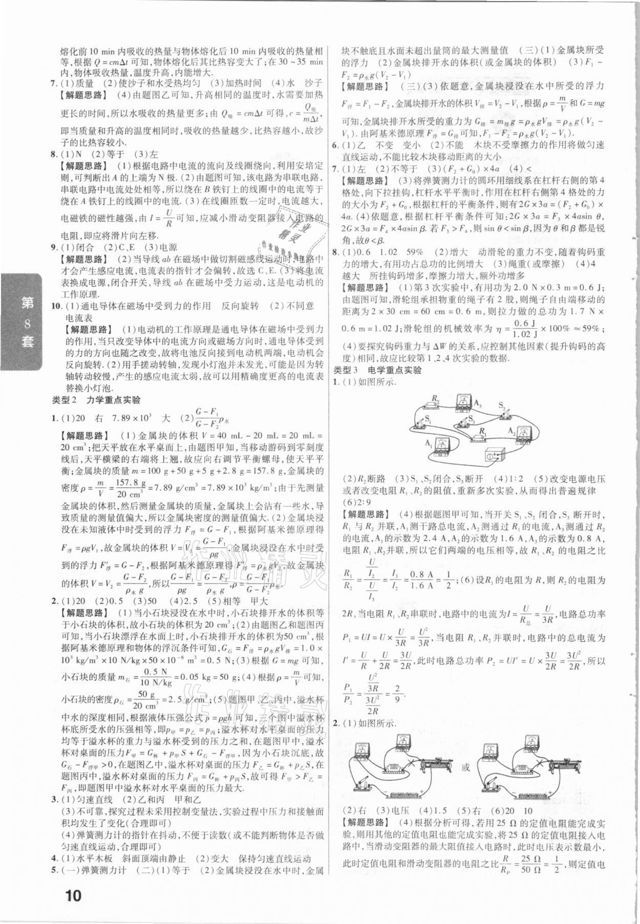 2021年金考卷湖北中考45套匯編物理 第10頁